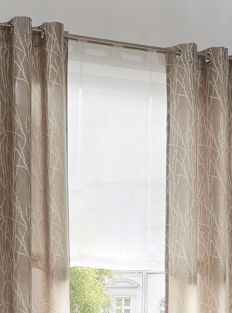 Image of my home Raffrollo »Malin«, mit Schlaufen, Farbe: Wollweiss bei Ackermann Versand Schweiz