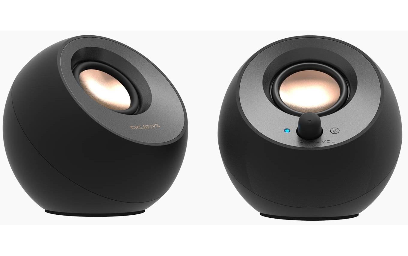 Creative Haut-parleurs pour PC »Pebble V3« 2.0 ( ajustement du volume 8 W) Bluetooth 5.0