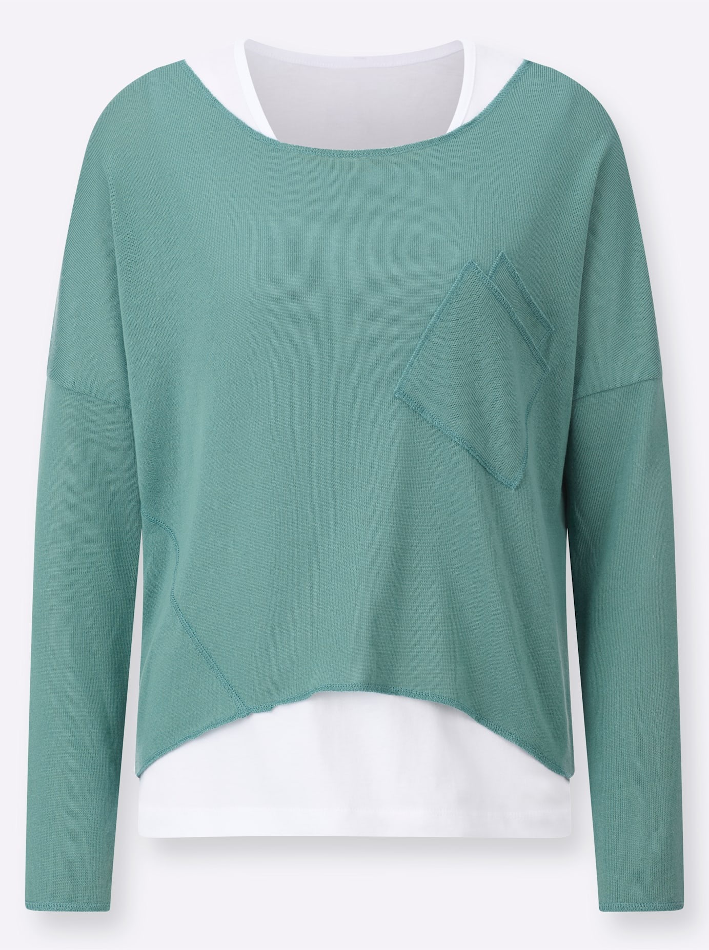 Inspirationen Oversize-Shirt »Shirt + Top«, (1 tlg.)