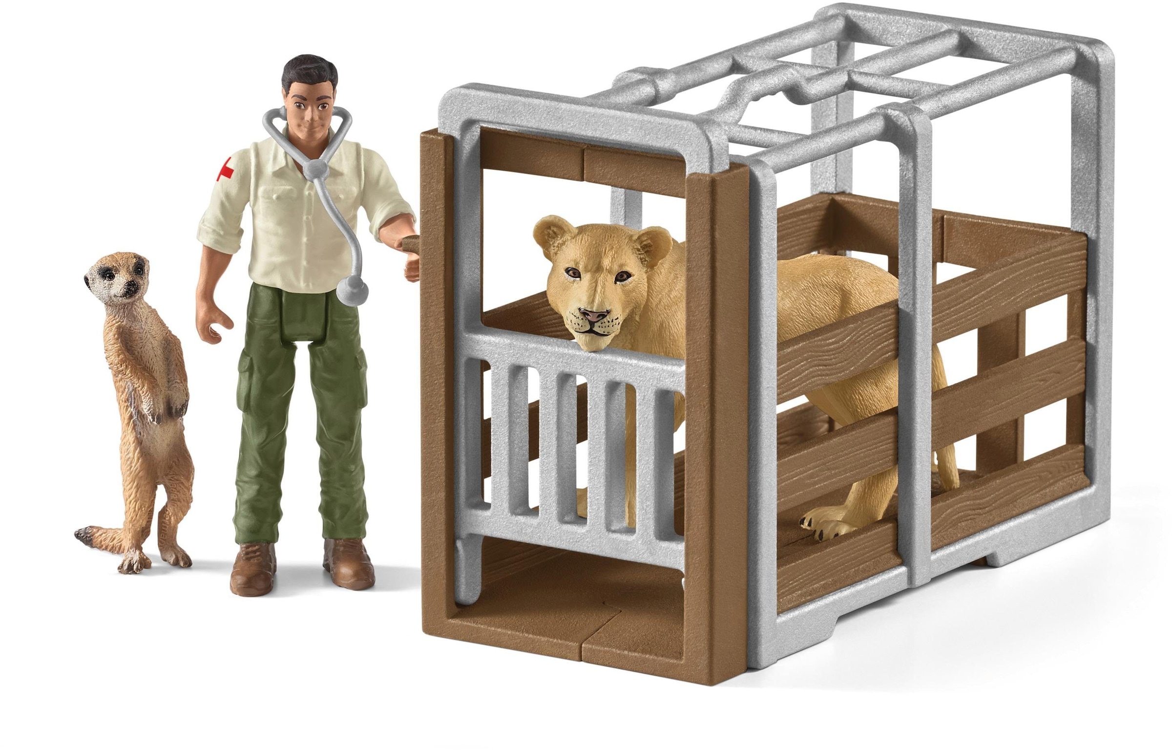 Schleich® Spielwelt »WILD LIFE, Grosser Truck Tierrettung (42475)«, (Set), Made in Europe