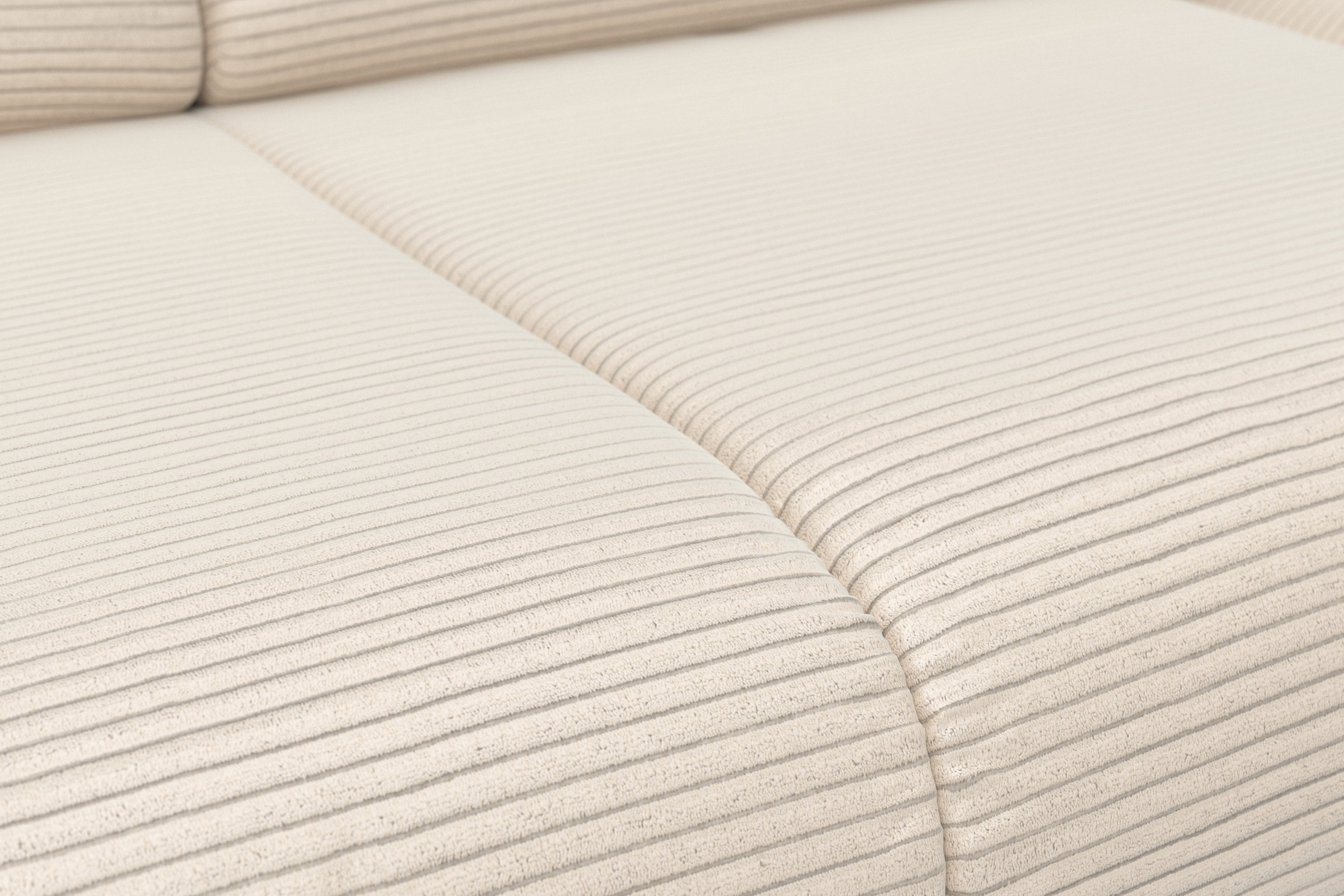 INOSIGN Wohnlandschaft »Coco U-Form« Sitztiefen-, Arm- und Kopfteilverstellung, Cord-Bezug, Fusshöhe 15 cm