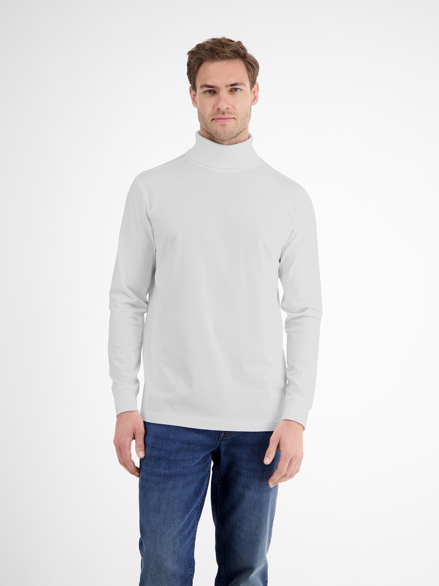Image of LERROS Sweatshirt "Rollkragenshirt aus weicher Baumwolle"