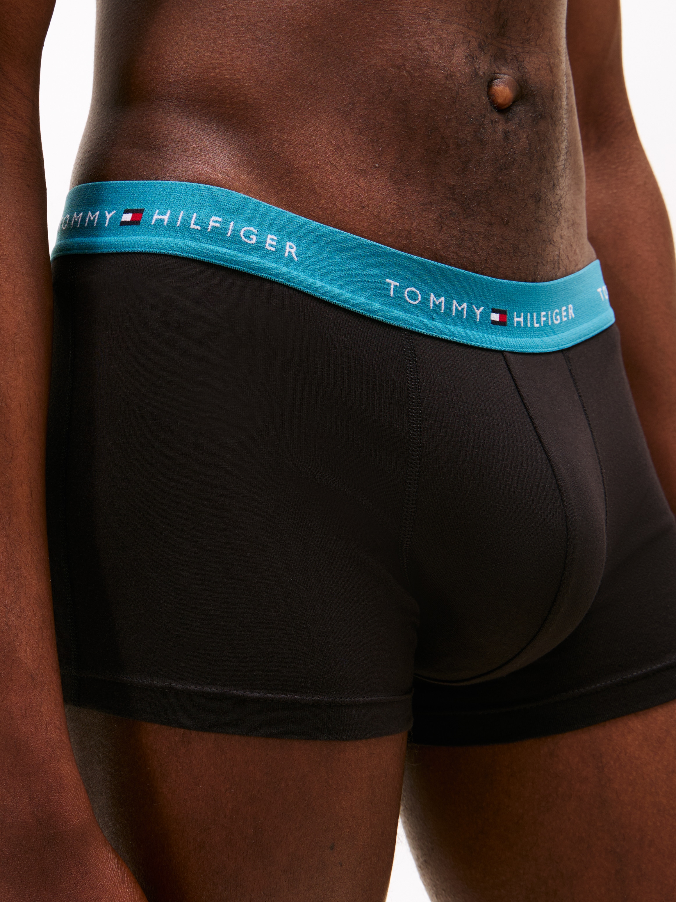 Tommy Hilfiger Underwear Tronc »5P TRUNK WB« Packung, 5er, 5 cuis mit Tommy Hilfiger Logo-Elastikbund, Signature Kollektion