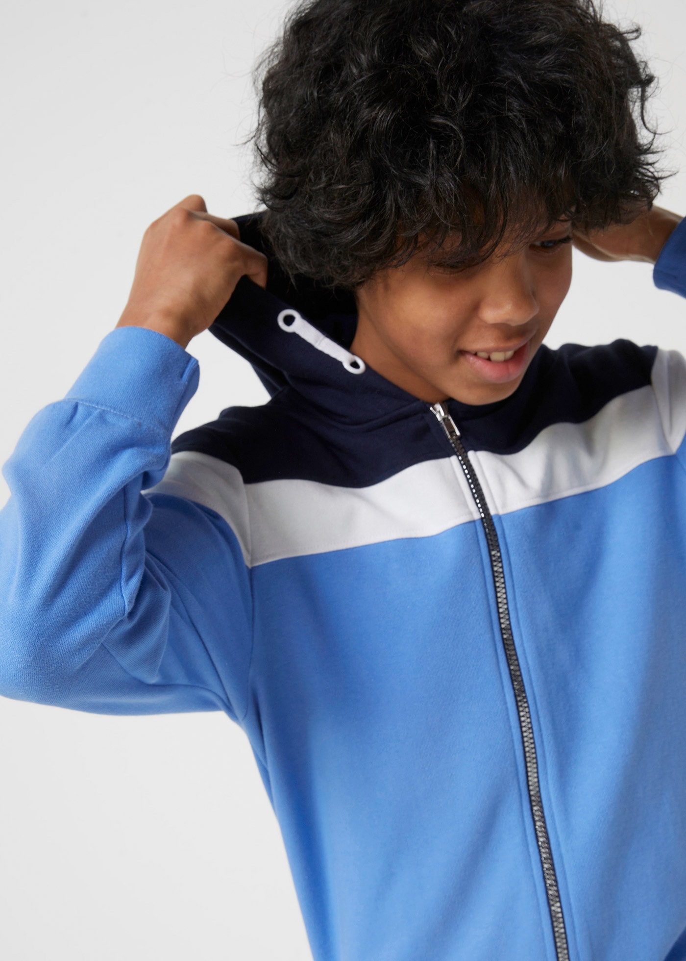 bonprix Sweat à capuche 1 mit Kapuze, für Frühling und Sommer, Langarm