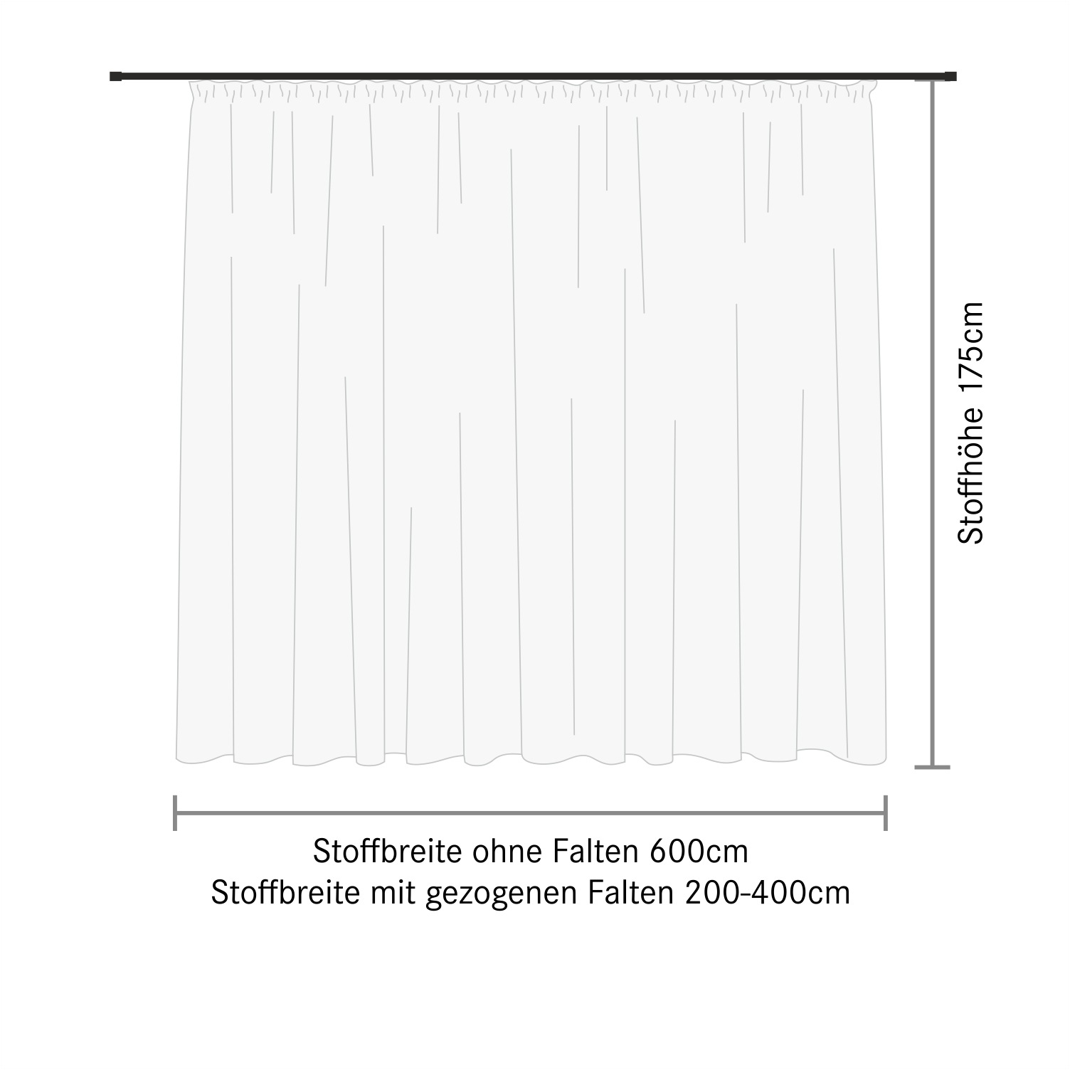 Gerster Gardine »Martina«, (1 St.), Pflegeleichte Effekt-Voile-Webware