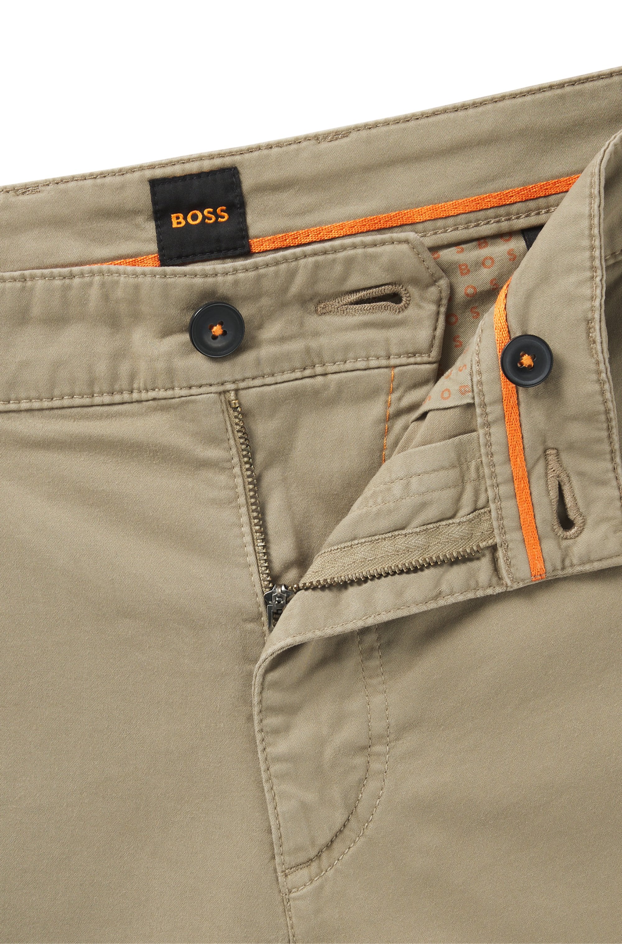 BOSS ORANGE Chinohose »Chino-Regular-1«, in gerader From