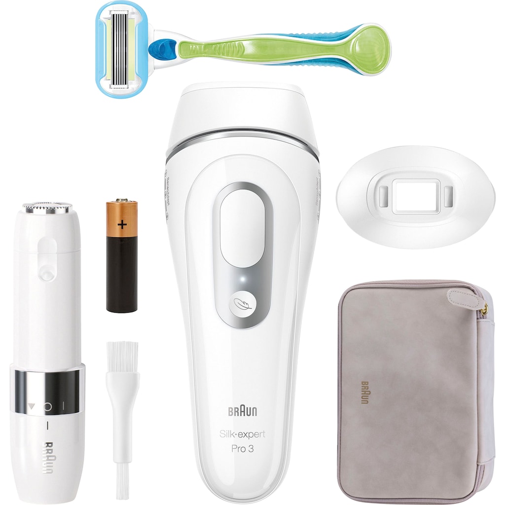 Braun IPL-Haarentferner »Silk-Expert Pro 3 PL3139«, 300.000 Lichtimpulse, Skin Pro-Technologie, 300.000 Lichtimpulse