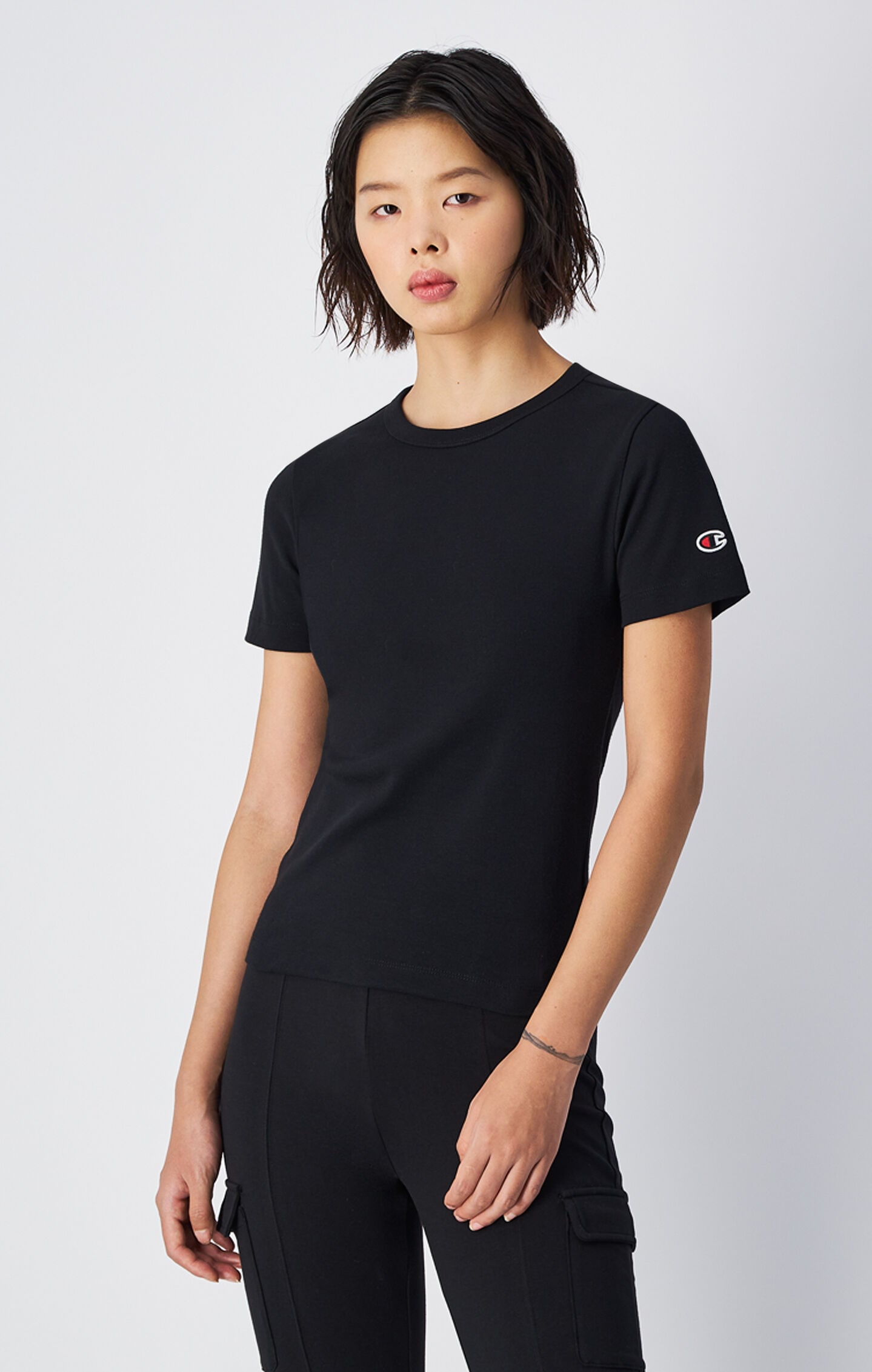 Image of Champion T-Shirt aus Baumwolle, in den Grössen XS bis XXL