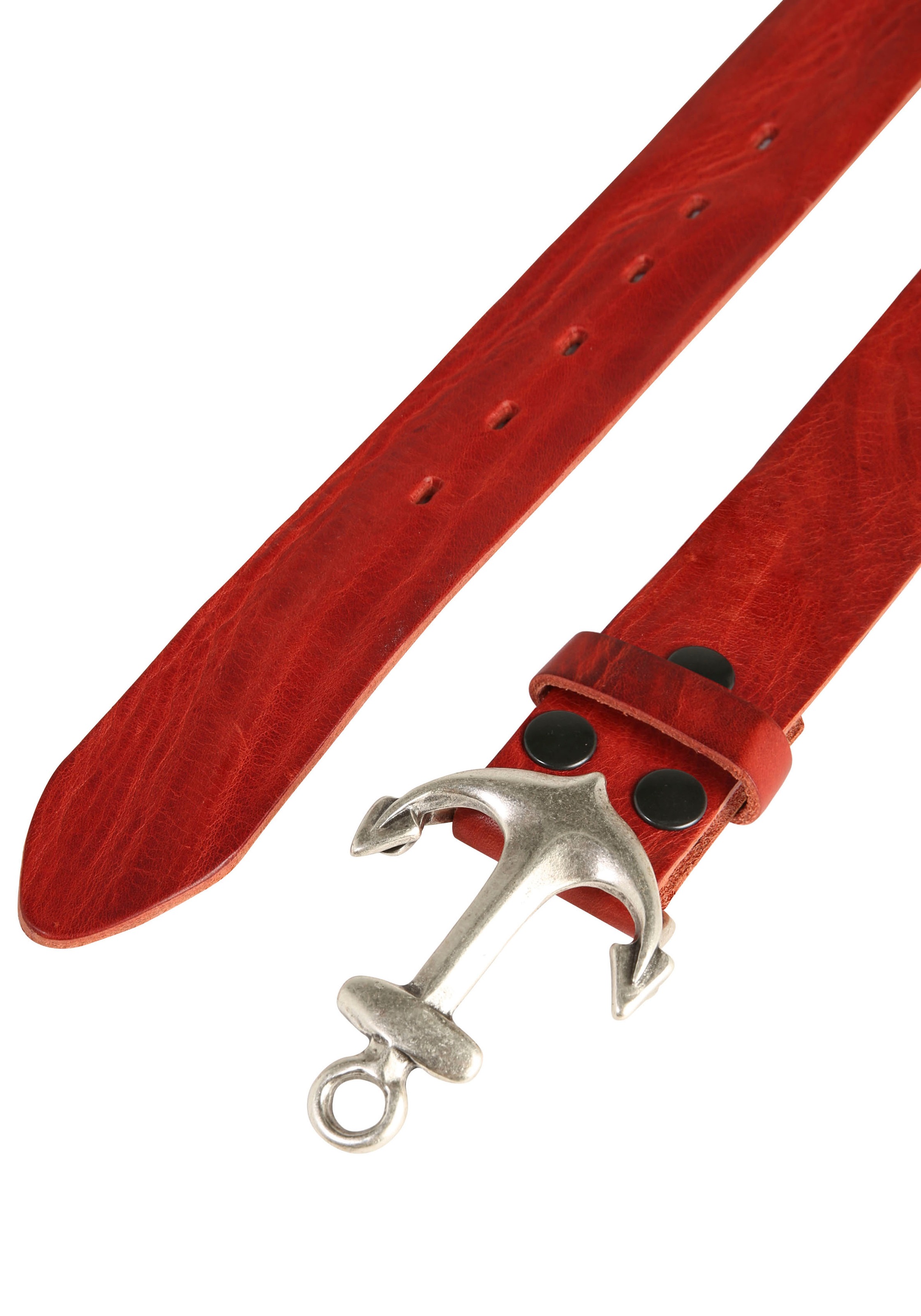 Rettungsring Gürtel Ledergürtel mit austauschbarer Schliesse »Anker SO19°«