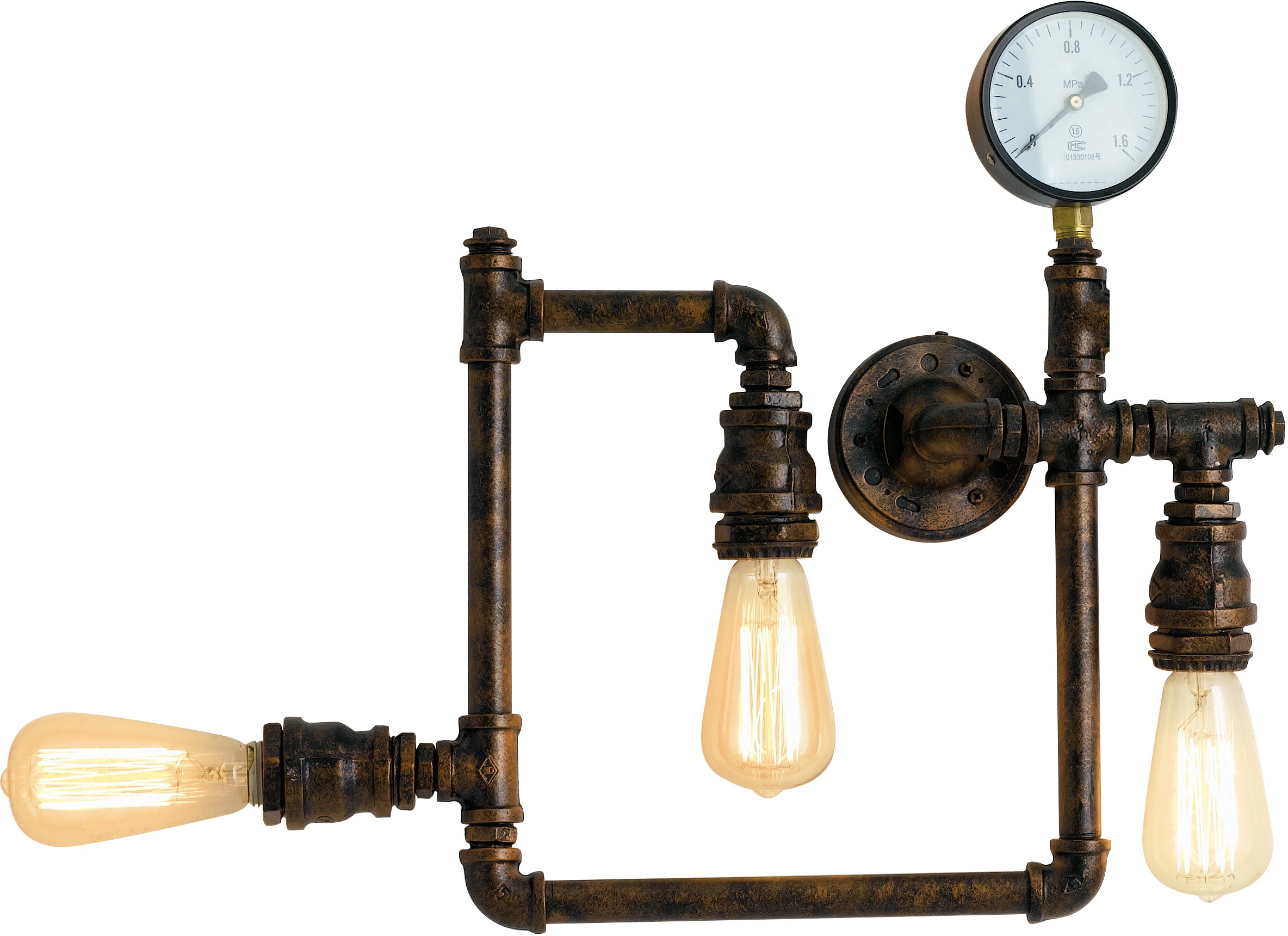 Image of LUCE Design Wandleuchte »I-AMARCORD-PL3 ZN«, E27, 1 St. bei Ackermann Versand Schweiz