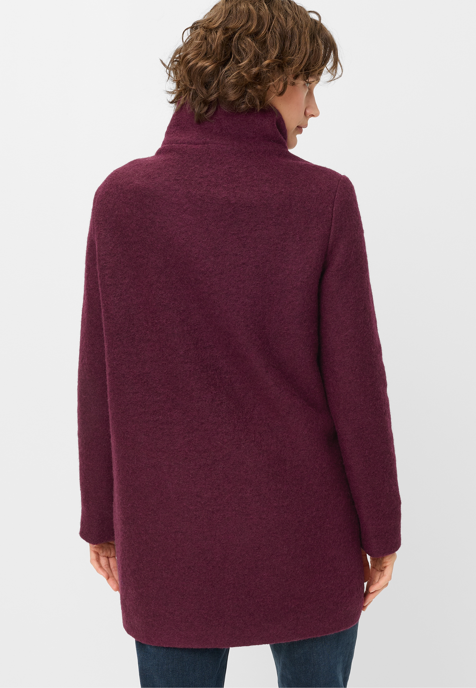 Fuchs Schmitt Manteau en laine Col montant, coupe régulière, mélange de laine