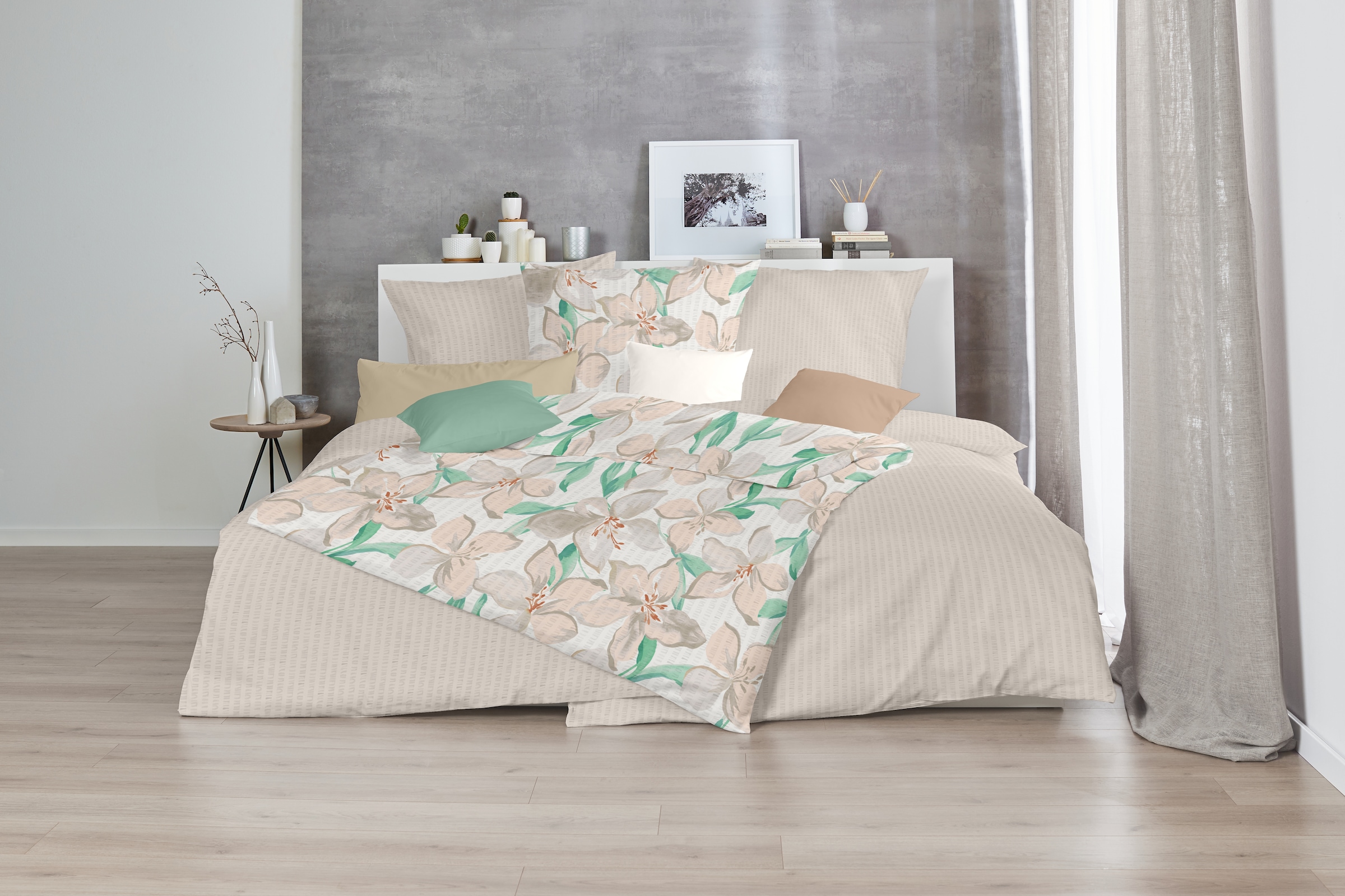 Primera Linge de lit »Soft-Seersucker-Bettwäsche Uni« 2