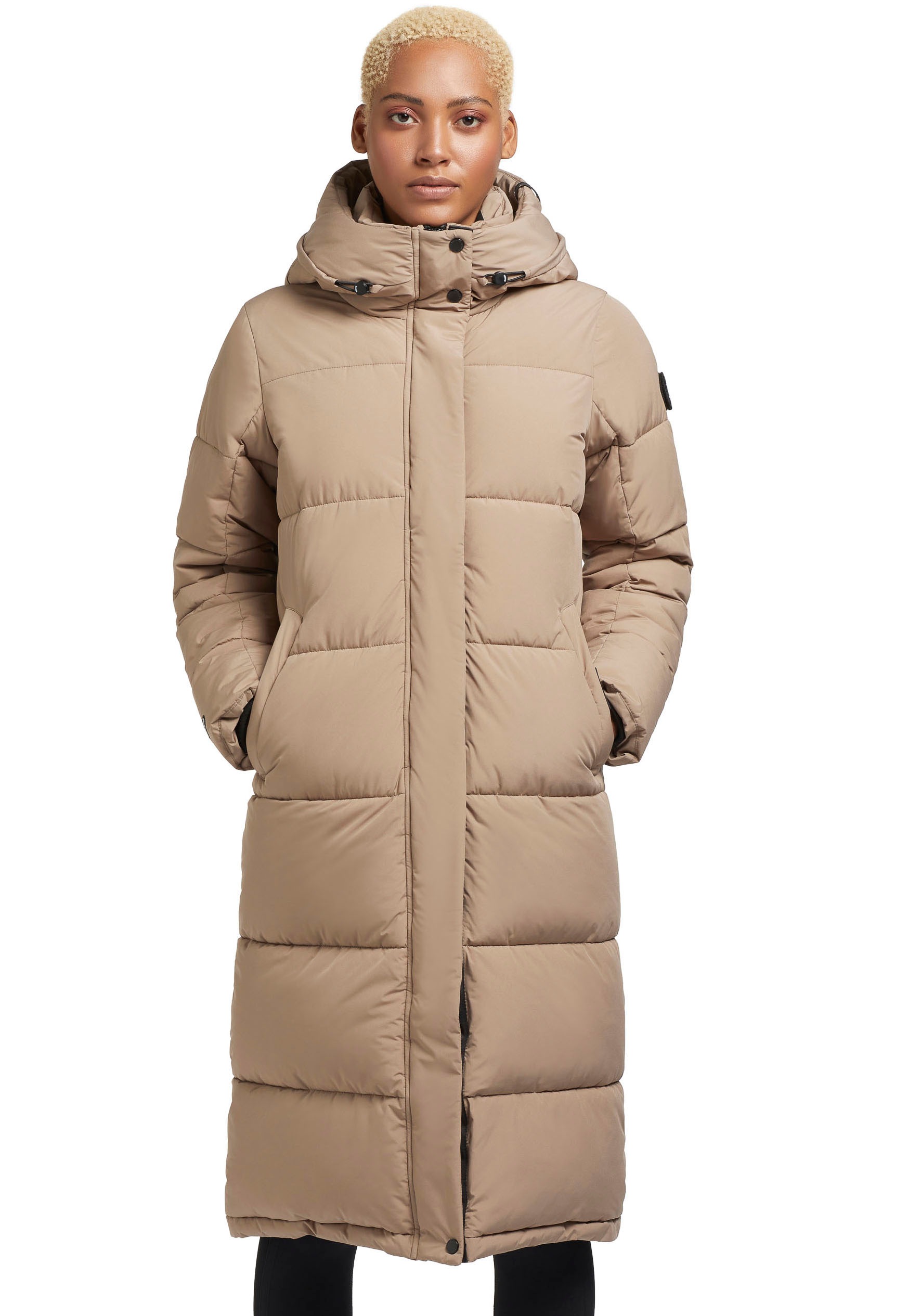 Image of khujo Steppmantel »TIONE«, Winterparka mit Kapuze und hochschliessenden Kragen bei Ackermann Versand Schweiz