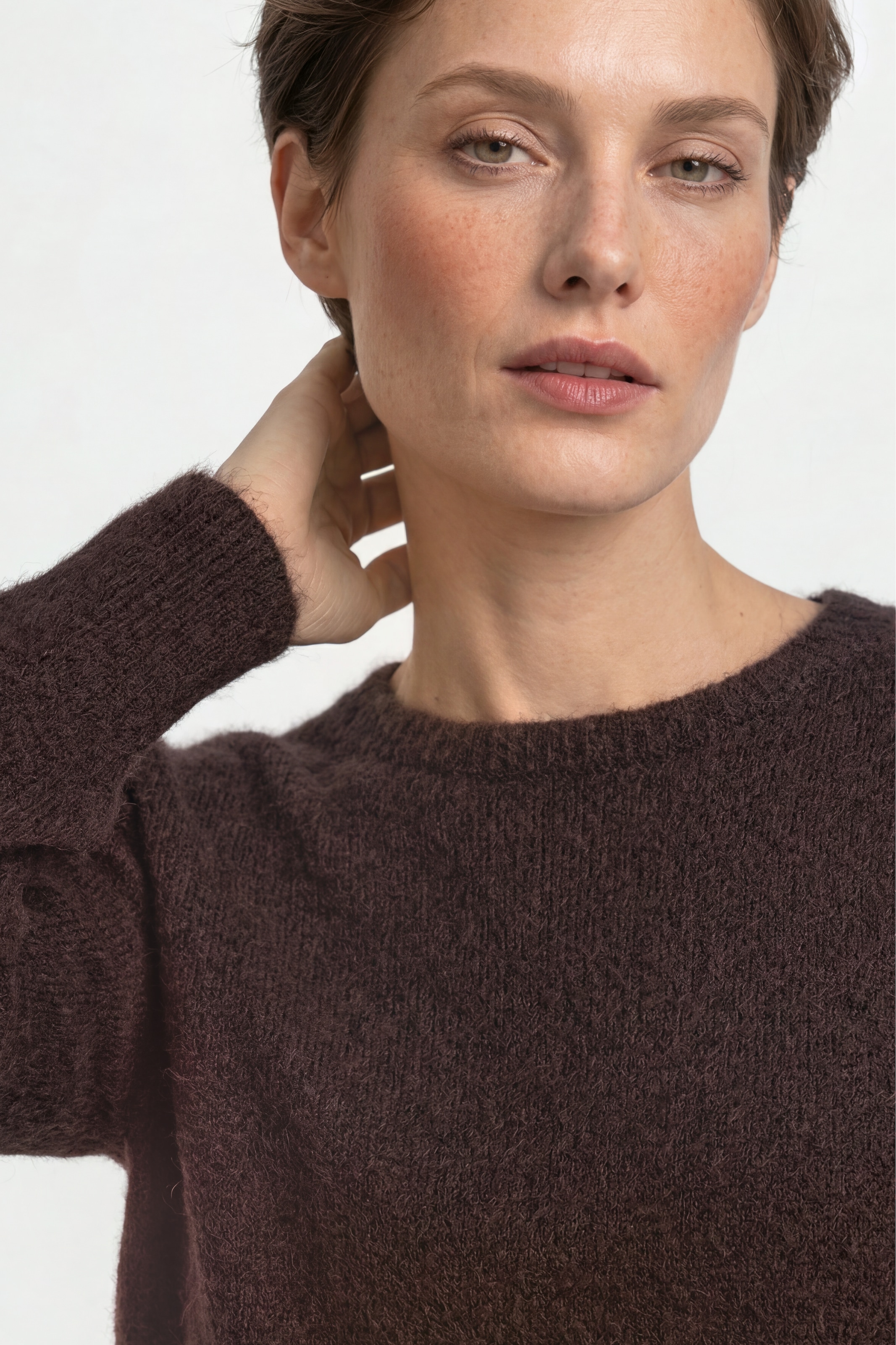 RICHROYAL Pull en tricot Coupe régulière avec col rond
