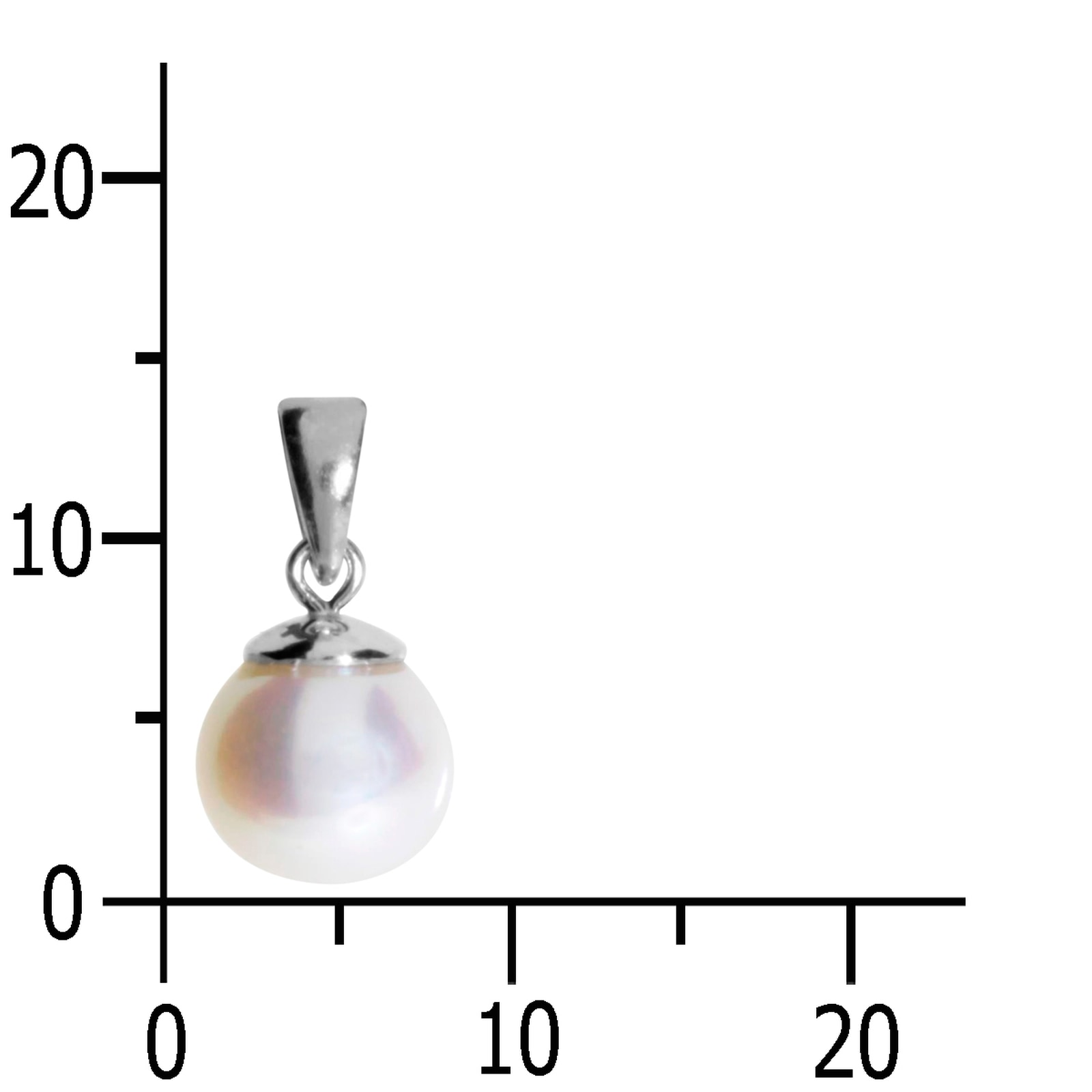 OSTSEE-SCHMUCK Pendentif chaîne »Ostsee-Schmuck Anhänger Ingrid 7 Anhänger Ingrid 7« 1 tlg.