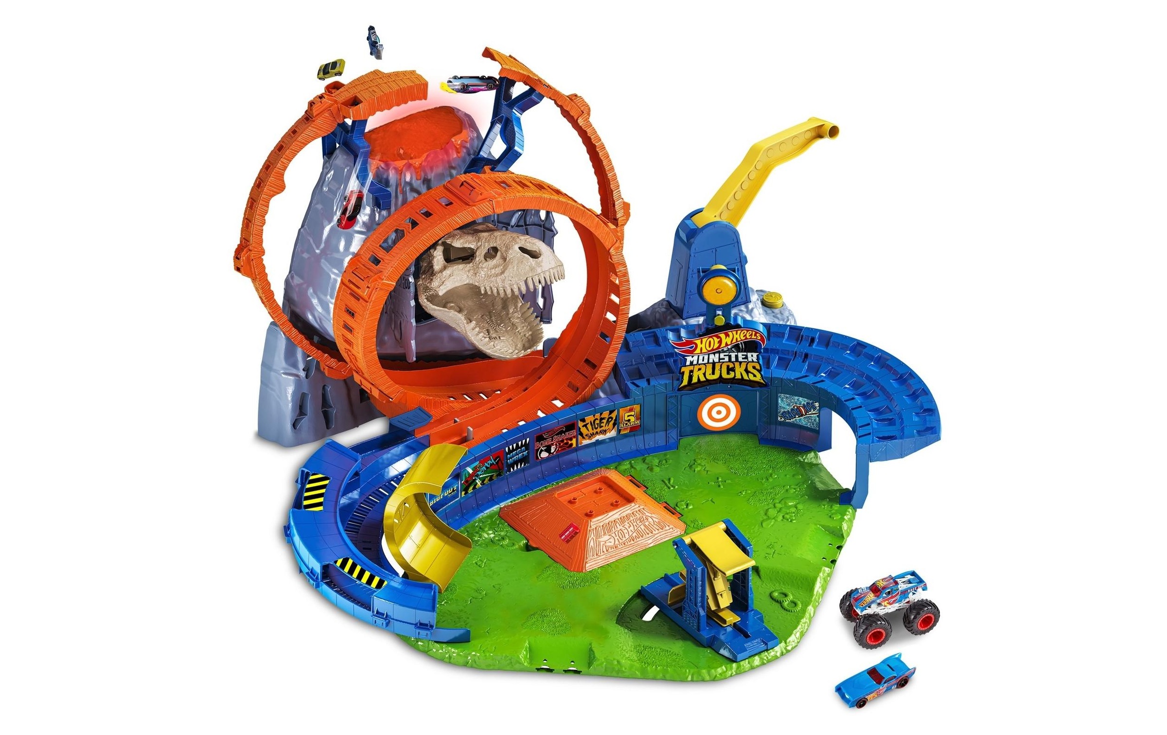 Image of Hot Wheels Autorennbahn »Monster Trucks Vulkan« bei Ackermann Versand Schweiz