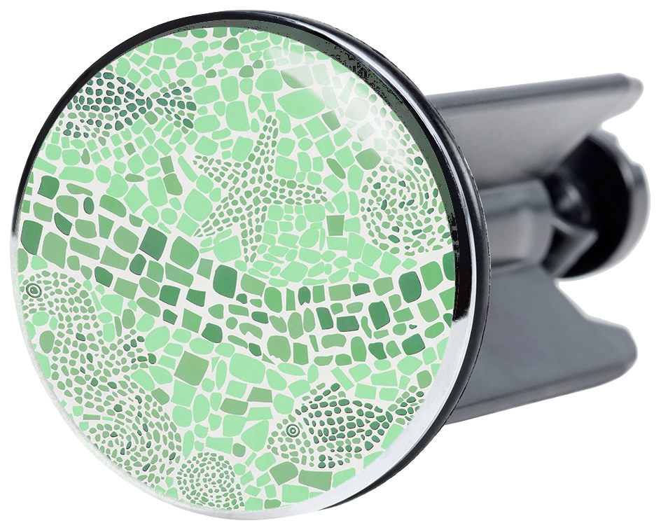 Sanilo Waschbeckenstöpsel »Mosaic World Green«, Ø 4 cm