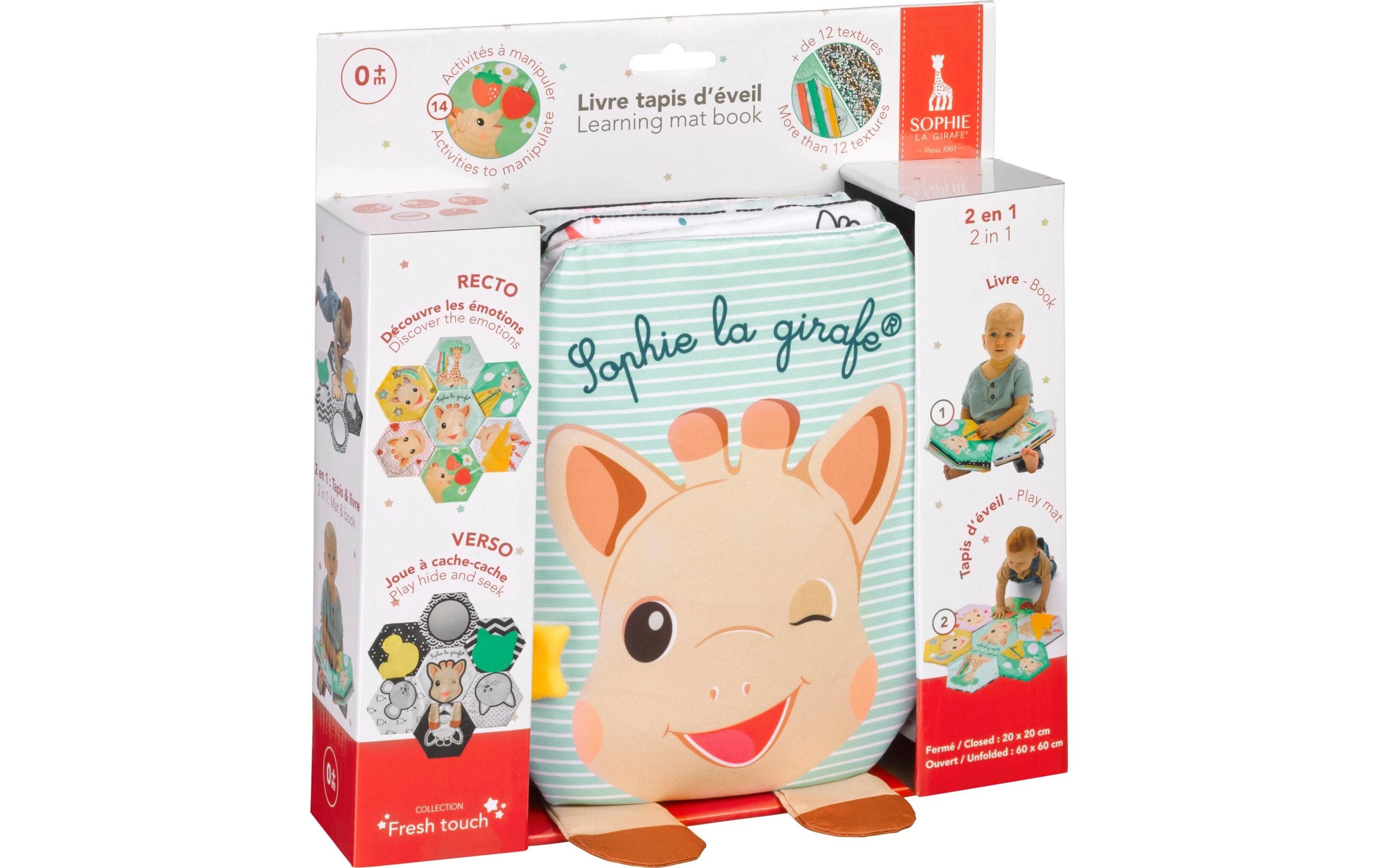SOPHIE LA GIRAFE Spielmatte »Sophie la girafe Buch Spielmatte 27 x 27.5 cm«