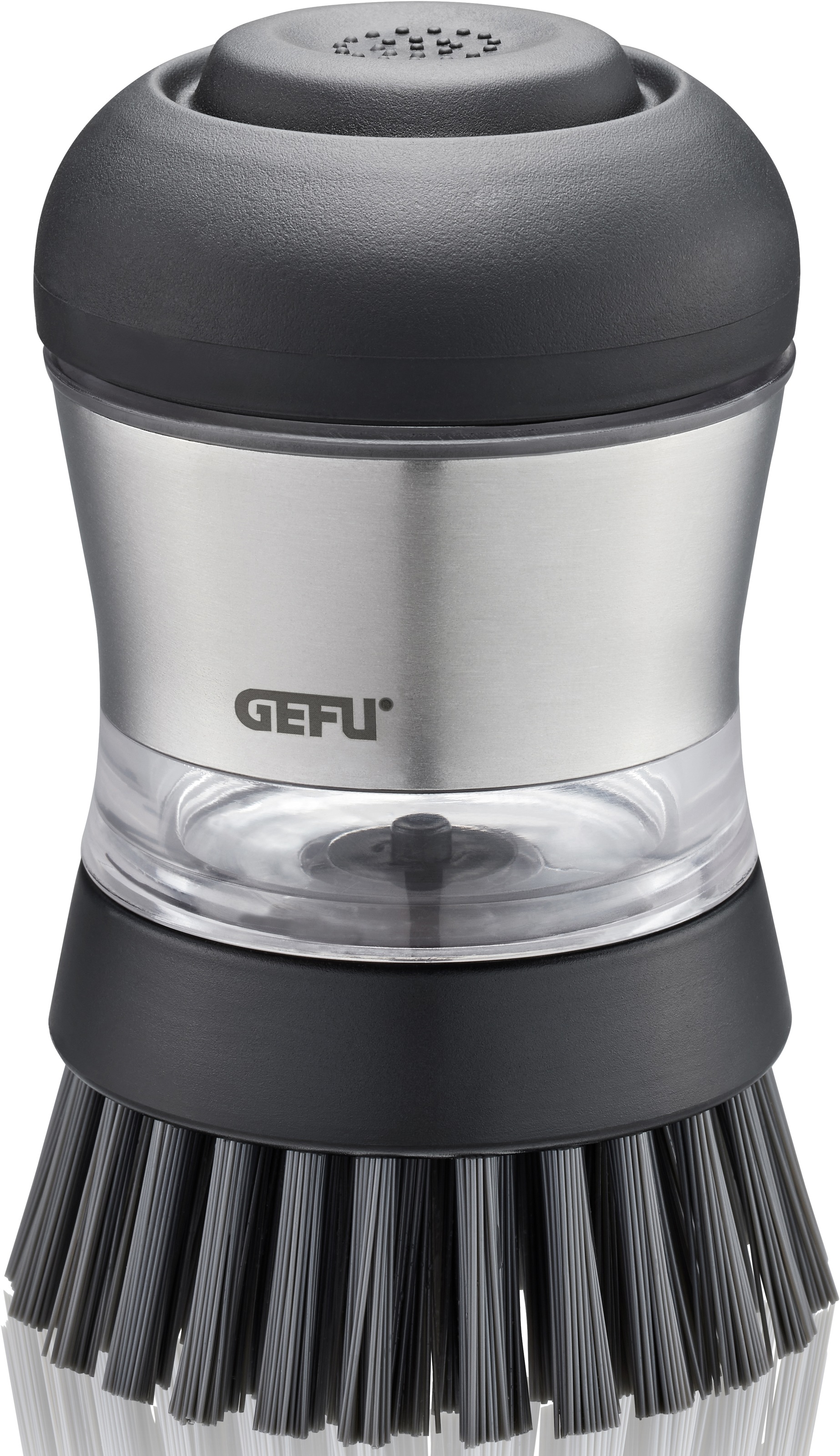 Image of GEFU Reinigungsbürste »SWIFT«, Set, 1 St., aus Kunststoff-Edelstahl, ergonomisch geformt, mit Spülmittelspender bei Ackermann Versand Schweiz