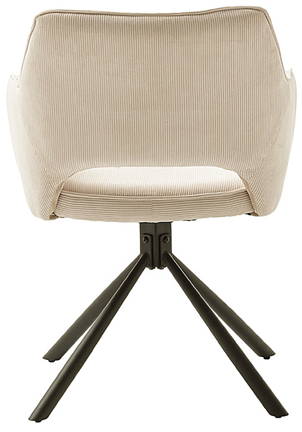 MCA furniture Esszimmerstuhl »LUZON«, Cord, (2er-Set), drehbar 180°, Belastbarkeit 120 kg, Sitzhöhe ca. 50 cm