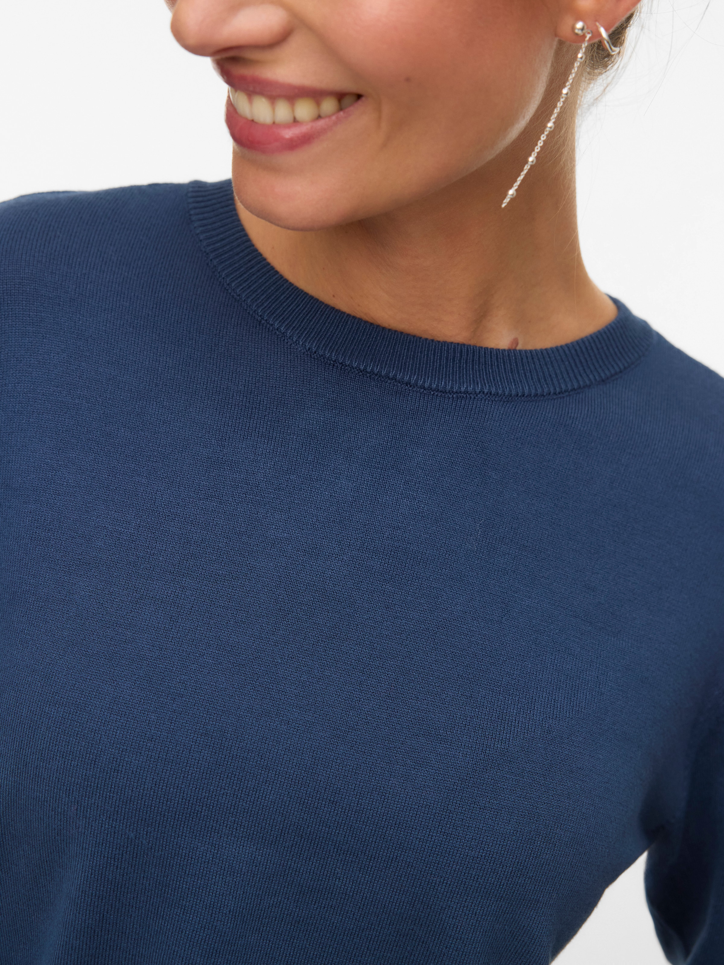Vero Moda Strickpullover »VMSILJE LS O-NECK PULLOVER NOOS«