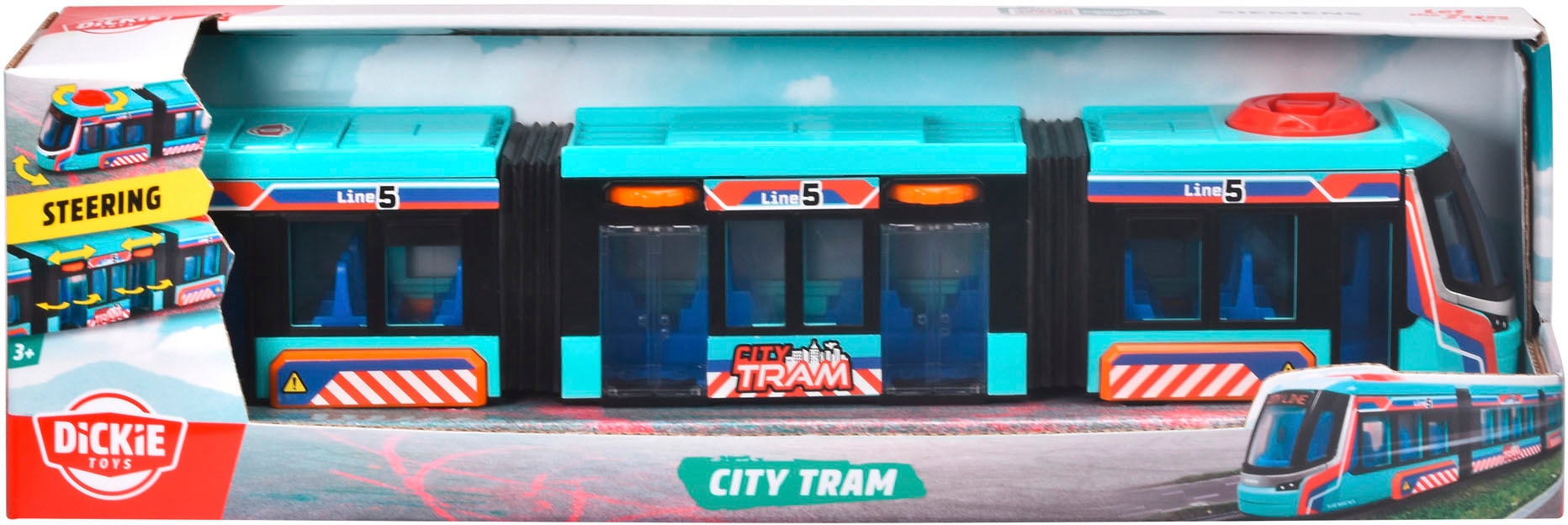 Dickie Toys Spielzeug-Strassenbahn »Siemens City Tram«