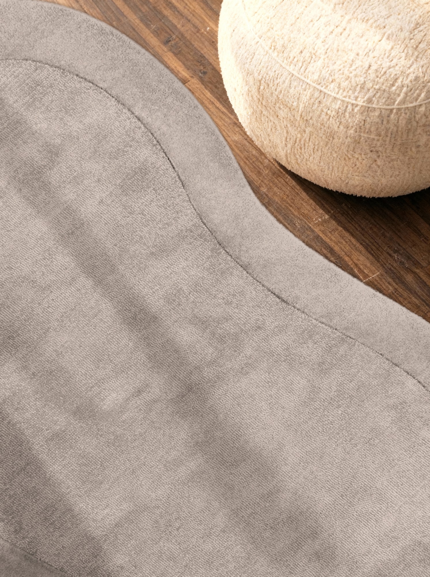 Villeroy & Boch Tapis »Wollteppich Kari« Rectangulaire 17 mm Höhe Handgewebt, Wolle, Bordüre, Einfarbig, Läufer, Wohnzimmer, Organisch