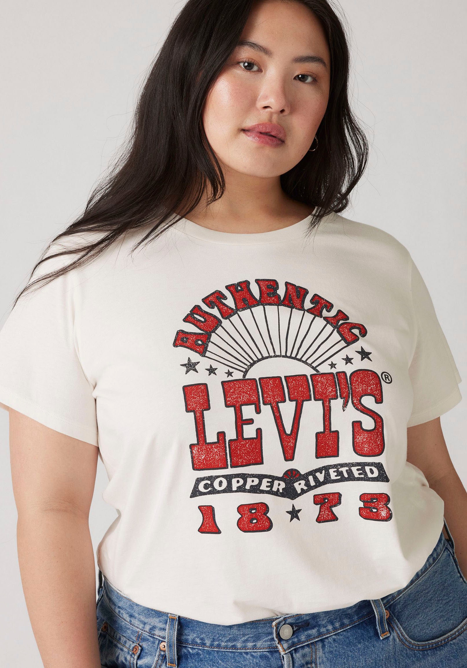 Levi's® Plus T-Shirt »PL PERFECT TEE«, mit Logodruck