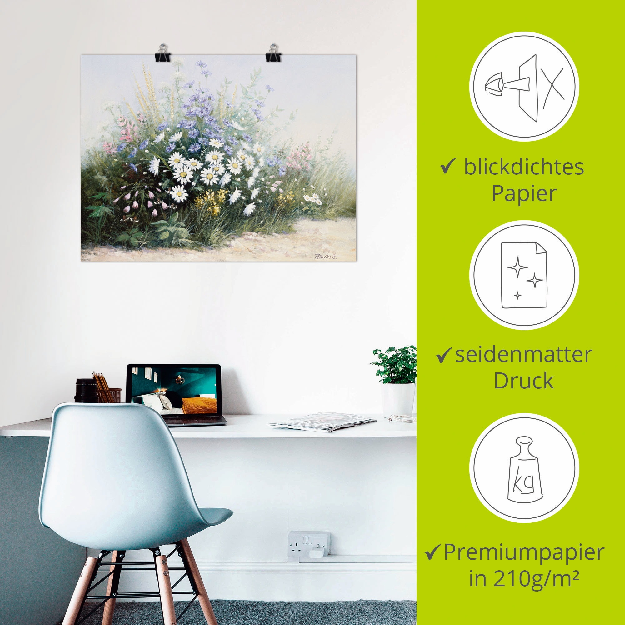 Artland Wandbild »Blumen Serenade«, Blumen, (1 St.), als Poster in verschied. Grössen