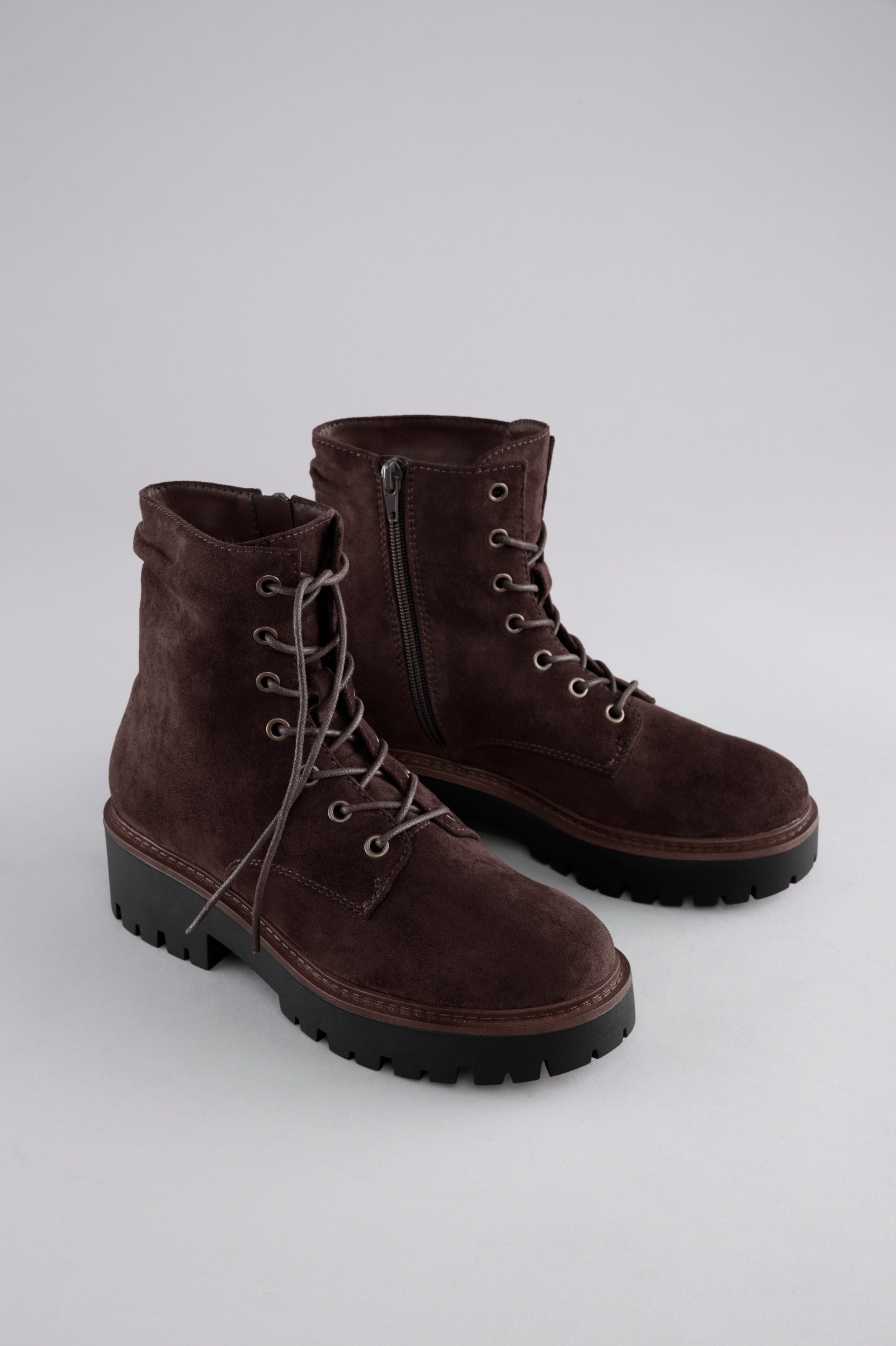 Image of Aniston SHOES Schnürboots Stiefelette, Schnürboots, Blockabsatz