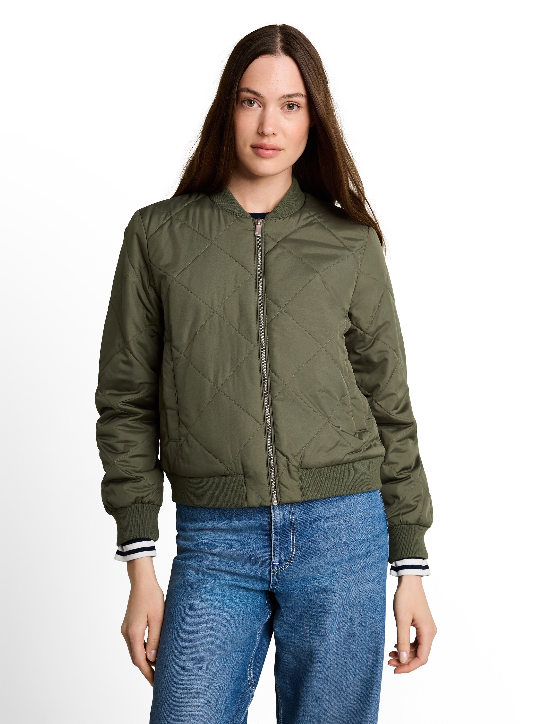 Image of TOM TAILOR Denim Blouson ohne Kapuze mit Stehkragen und Reissverschluss