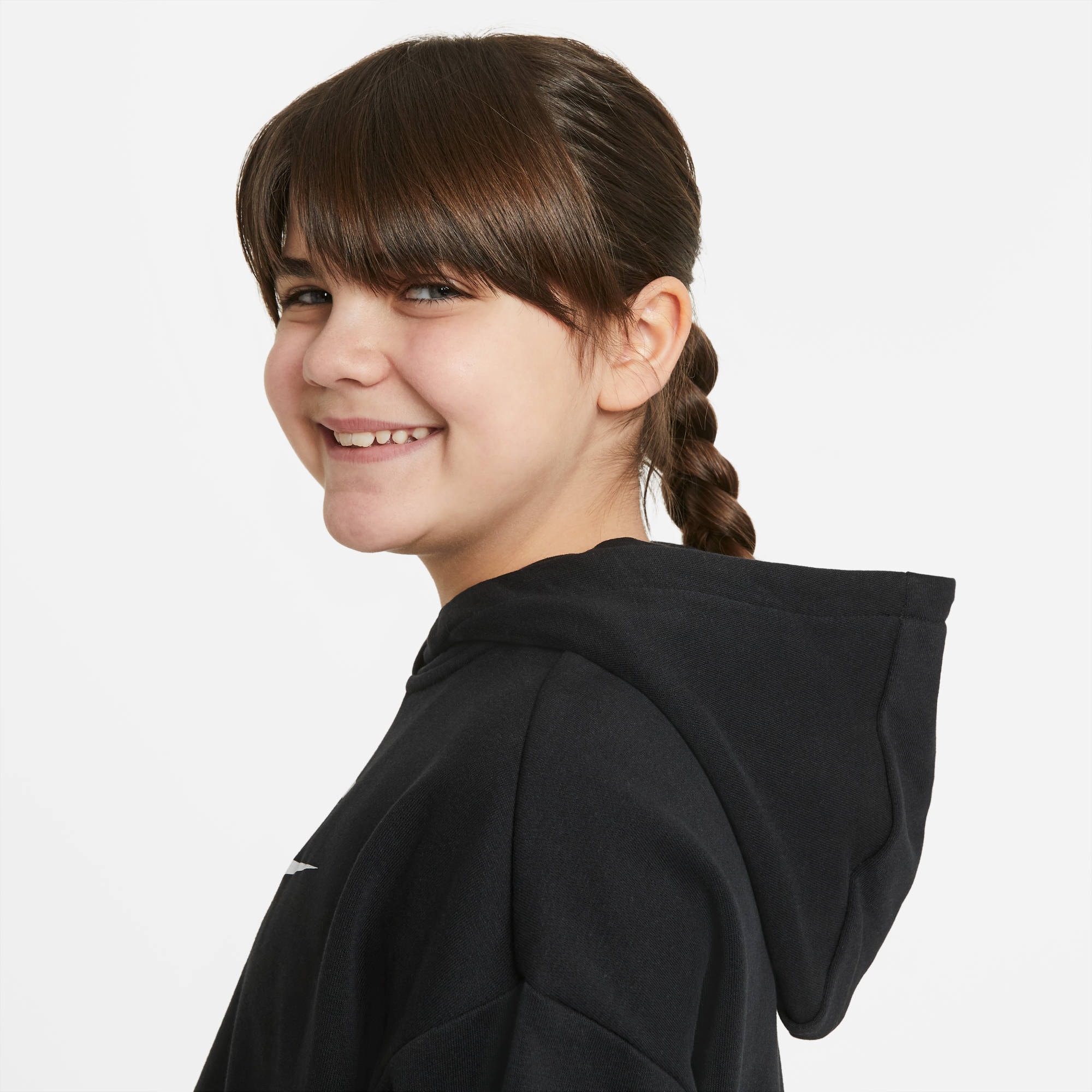 Nike Sportswear Kapuzensweatshirt »Club Big Kids' (Girls') French Terry Cropped Hoodie«