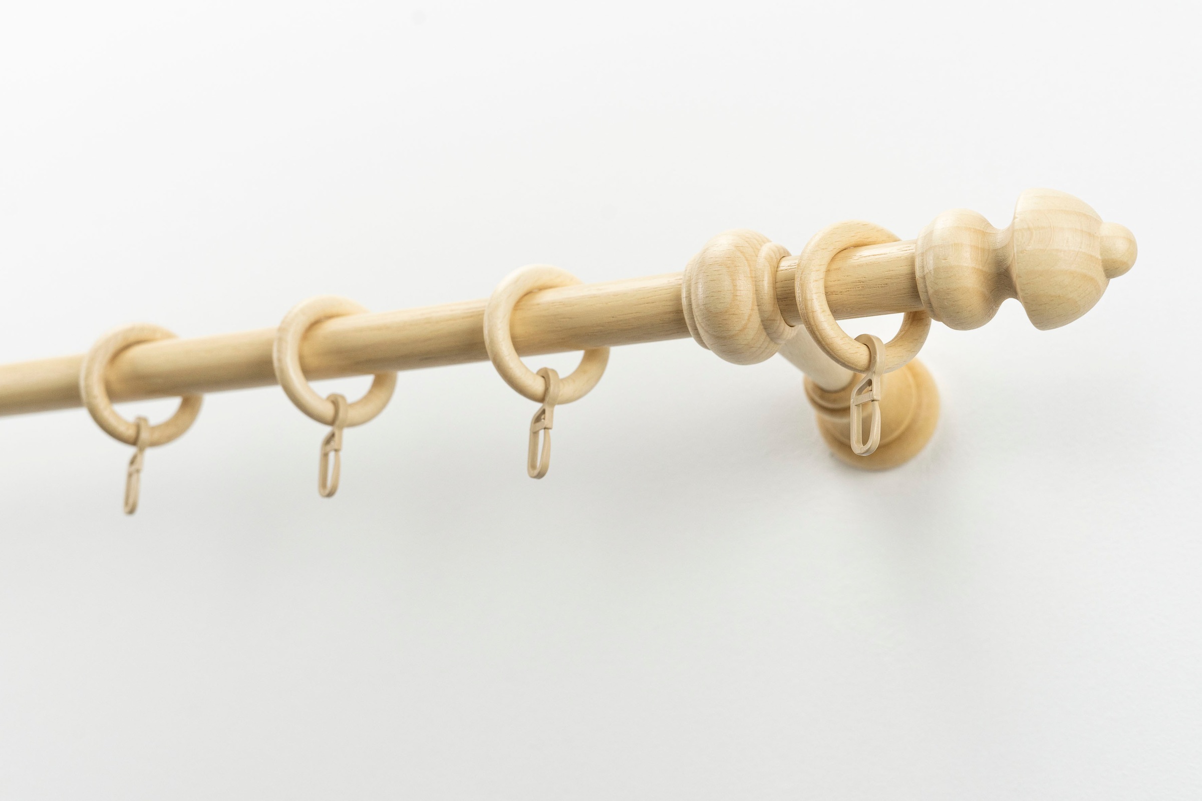 Image of GARESA Gardinenstange »STANDARD«, 1 läufig-läufig, Wunschmasslänge, Vorhanggarnitur, einfache Montage, m. Stangenverbinder verlängerbar, Wandmontage, mit Ringe bei Ackermann Versand Schweiz