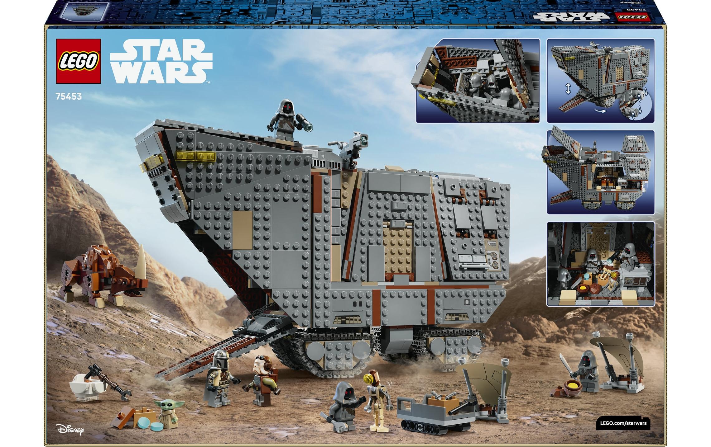 LEGO® Konstruktionsspielsteine »Offworld Sandkrawler und Schlammhorn (75453), LEGO Star Wars™« Made in Europe