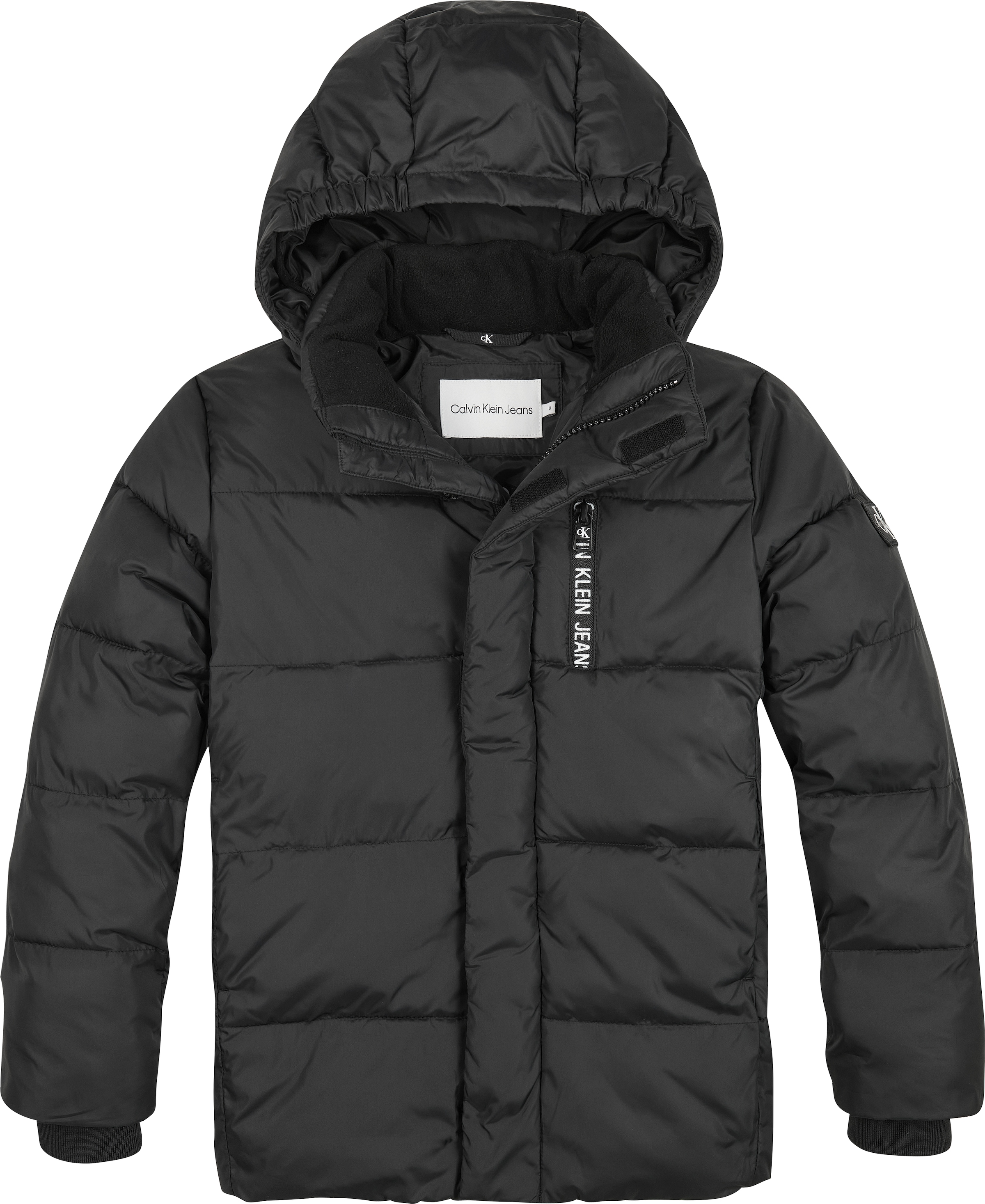 Calvin Klein Jeans Winterjacke »ESSENTIAL PUFFER JACKET«, mit Kapuze, für Kinder bis 16 Jahre und Calvin Klein Markenlabel