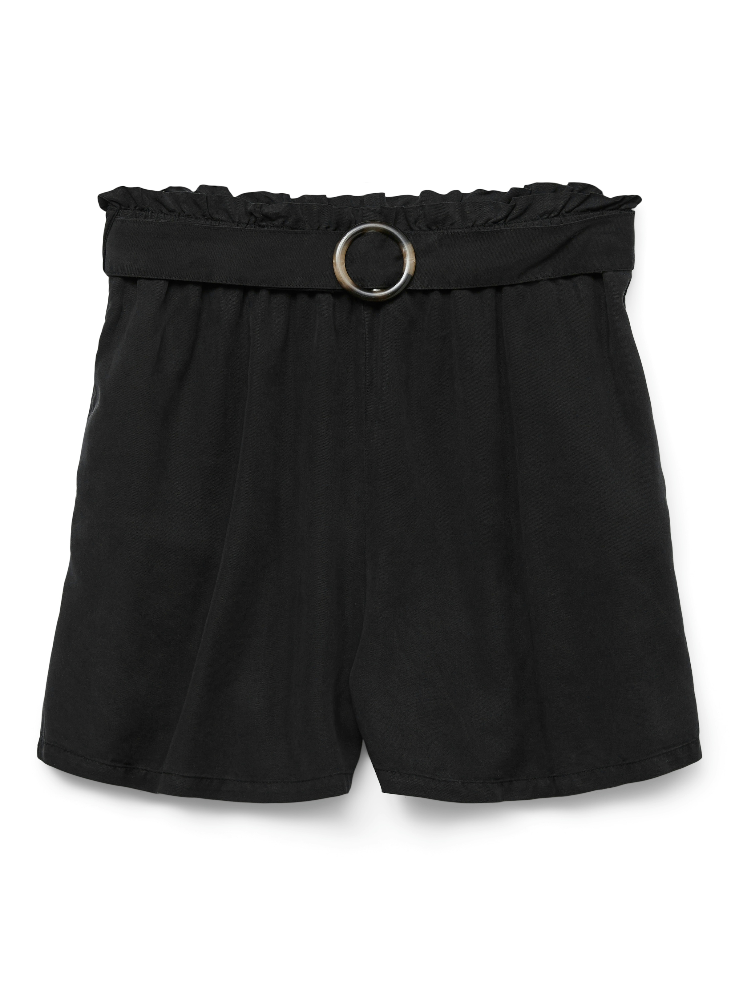 Vero Moda Shorts »VMFLEUR HW PAPERBAG BELT TENCEL SHORTS«  Viskose, loose fit