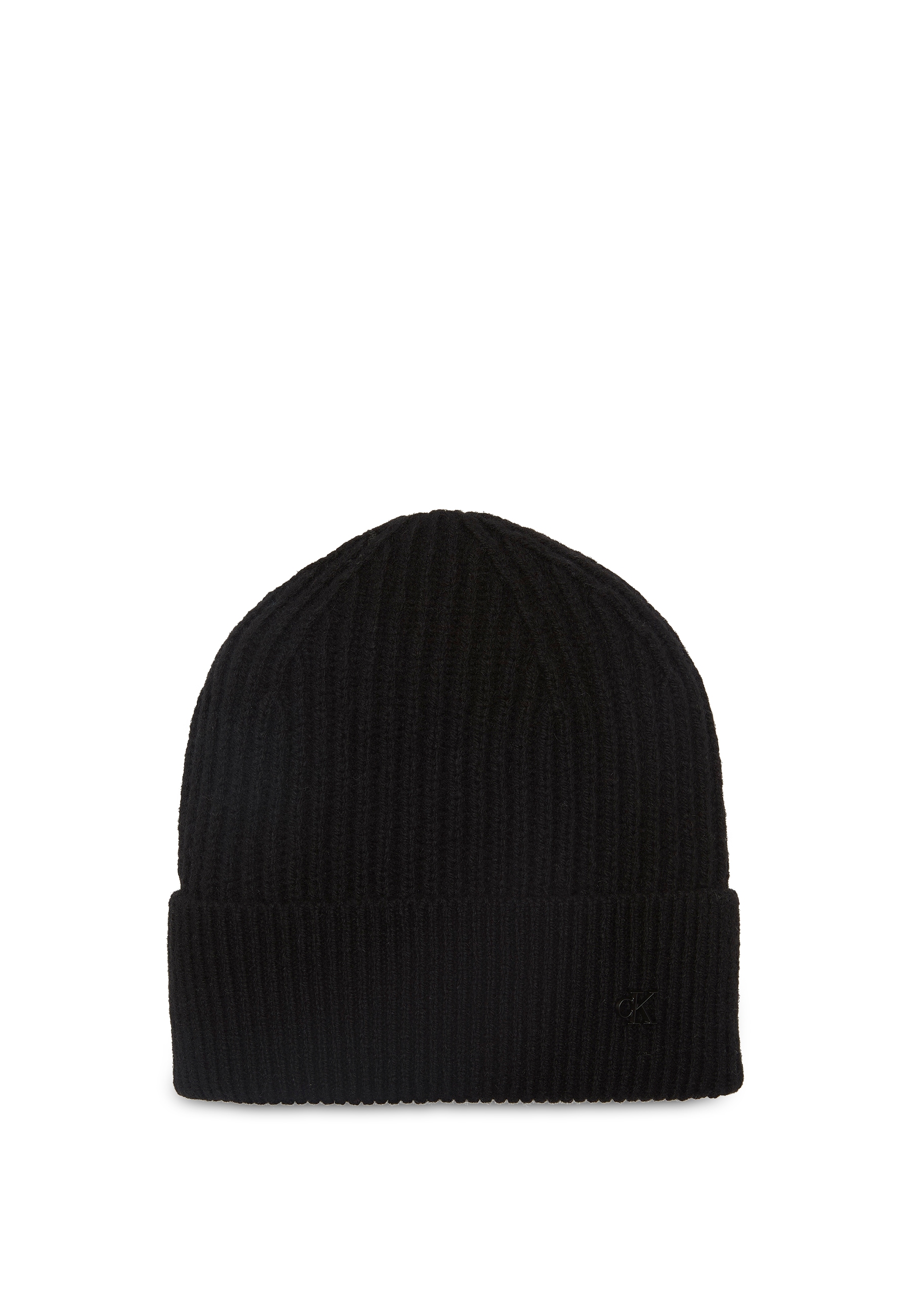 Calvin Klein Strickmütze »CK METAL WOOL BEANIE«, aus weicher Wollmischung