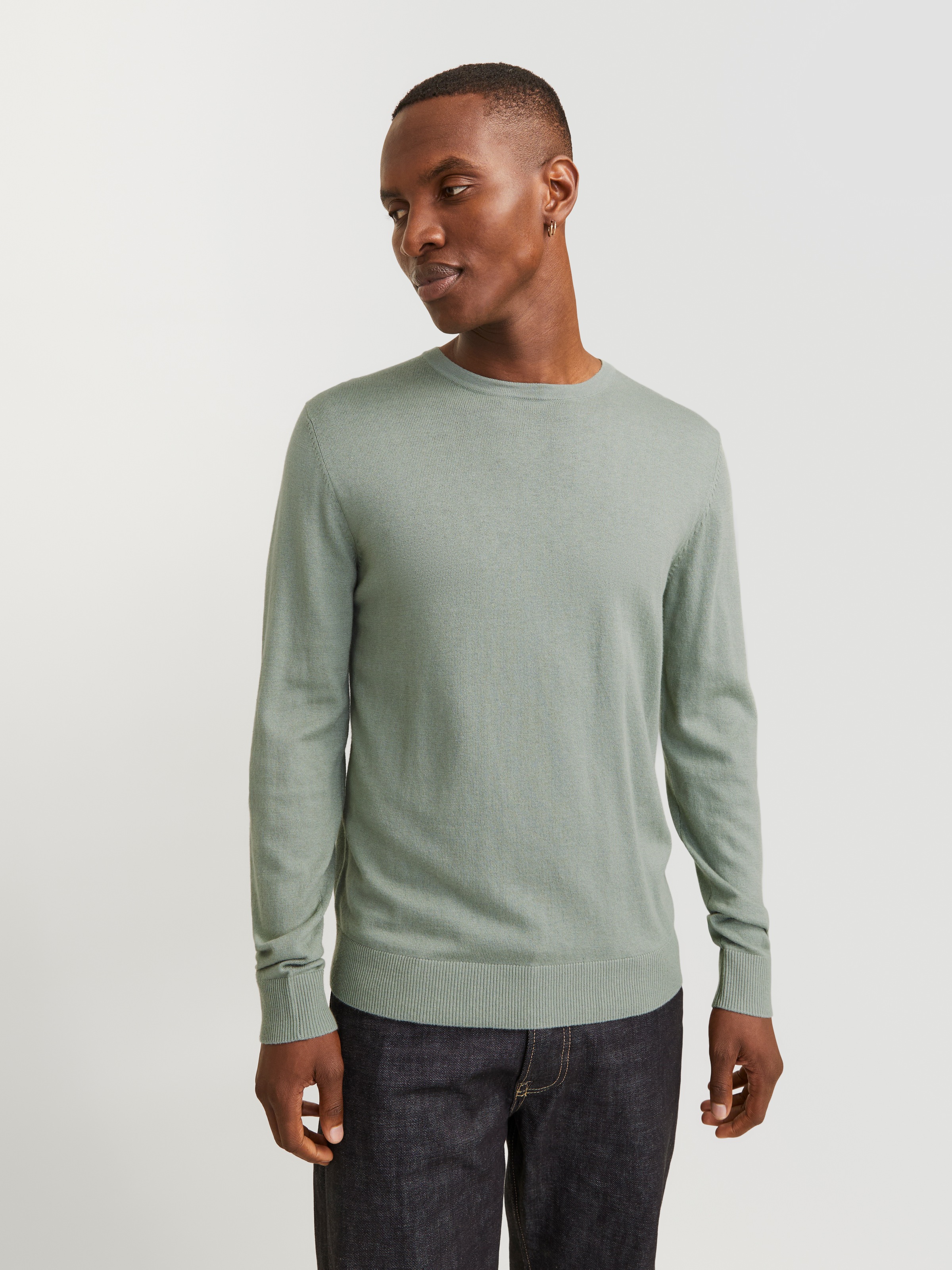 Jack & Jones Strickpullover »JJEEMIL KNIT CREW NECK NOOS«, mit Rundhalsausschnitt