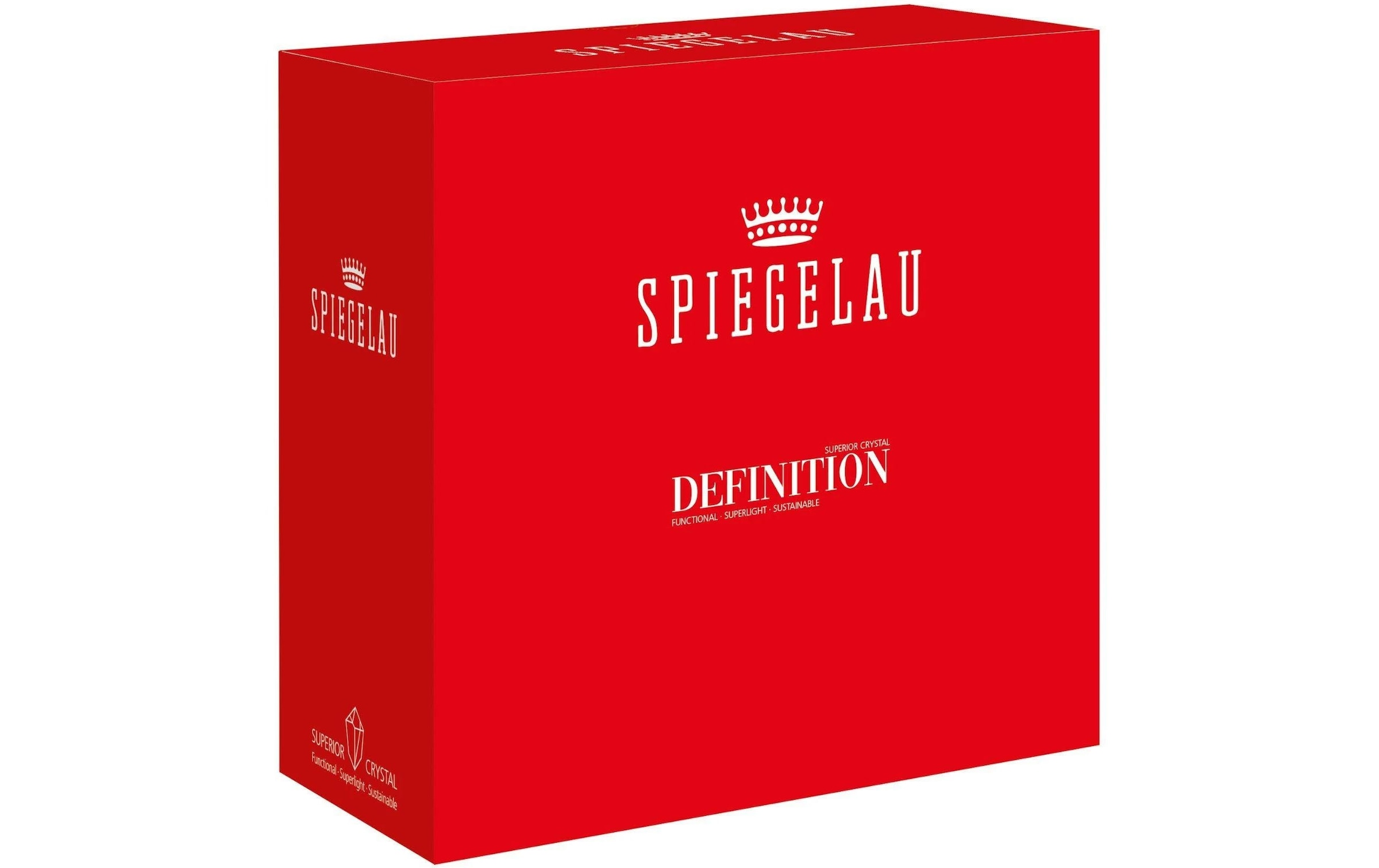 Eulenspiegel Rotweinglas »Spiegelau Rotweinglas Definition 750 ml, 2 Stück, Transparent« Aromaentfaltung, Brillianz, Klangvoll, Kristallklar