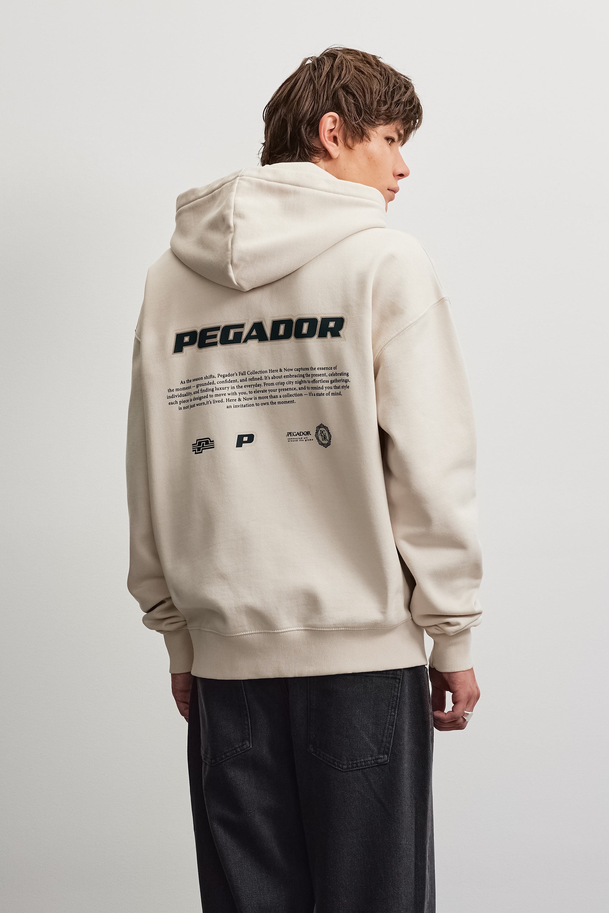 PEGADOR Sweat à capuche »Binibeca Oversized Sweat Jacket« mélange de coton, oversize