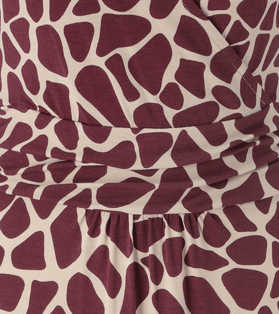 Aniston SELECTED Robe en jersey avec imprimé animalier coloré