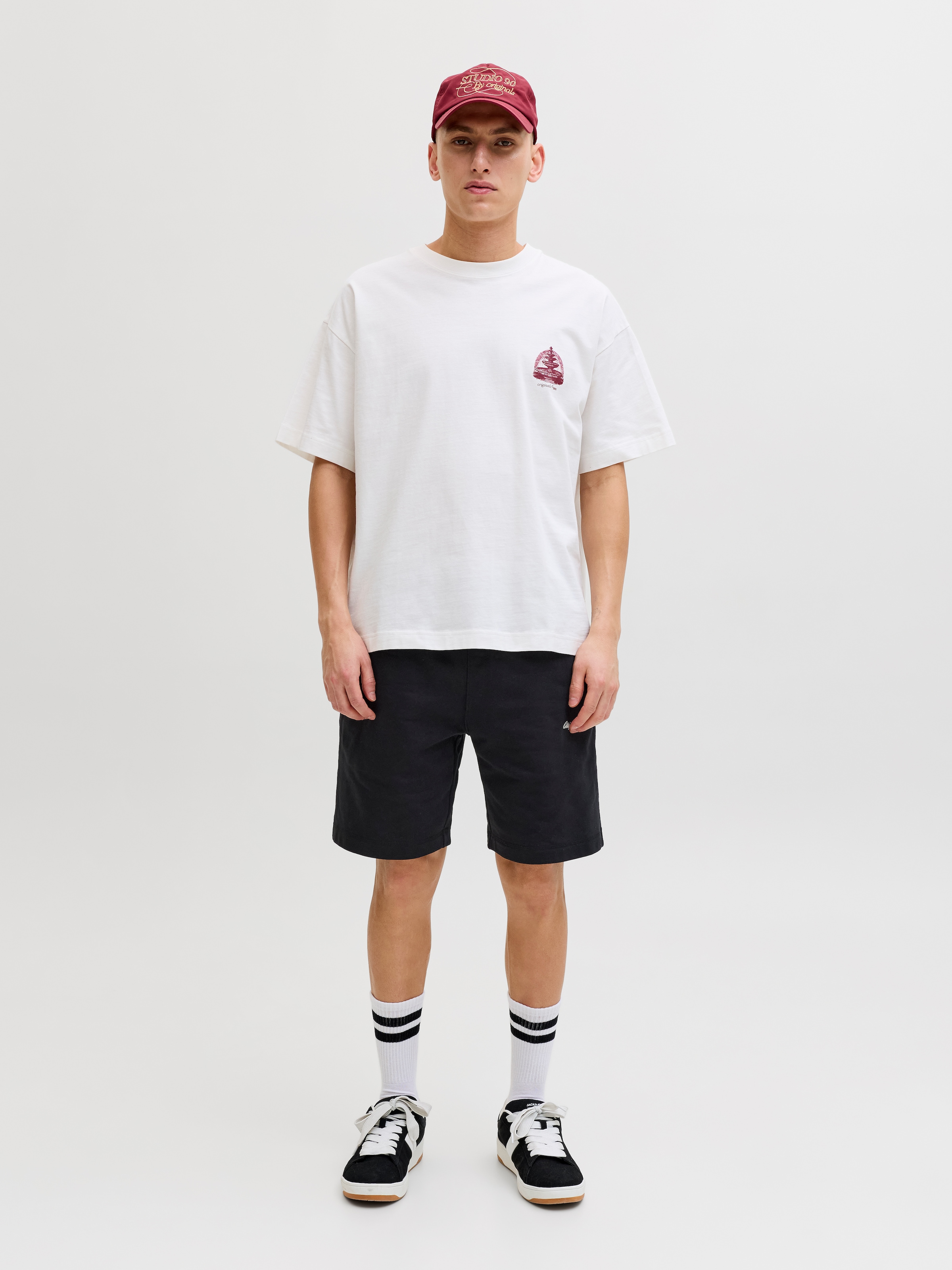 Jack & Jones Sweatshorts »JPSTKARL NORREBRO SWEAT SHORTS REG SN«  mélange coton, coupe décontractée