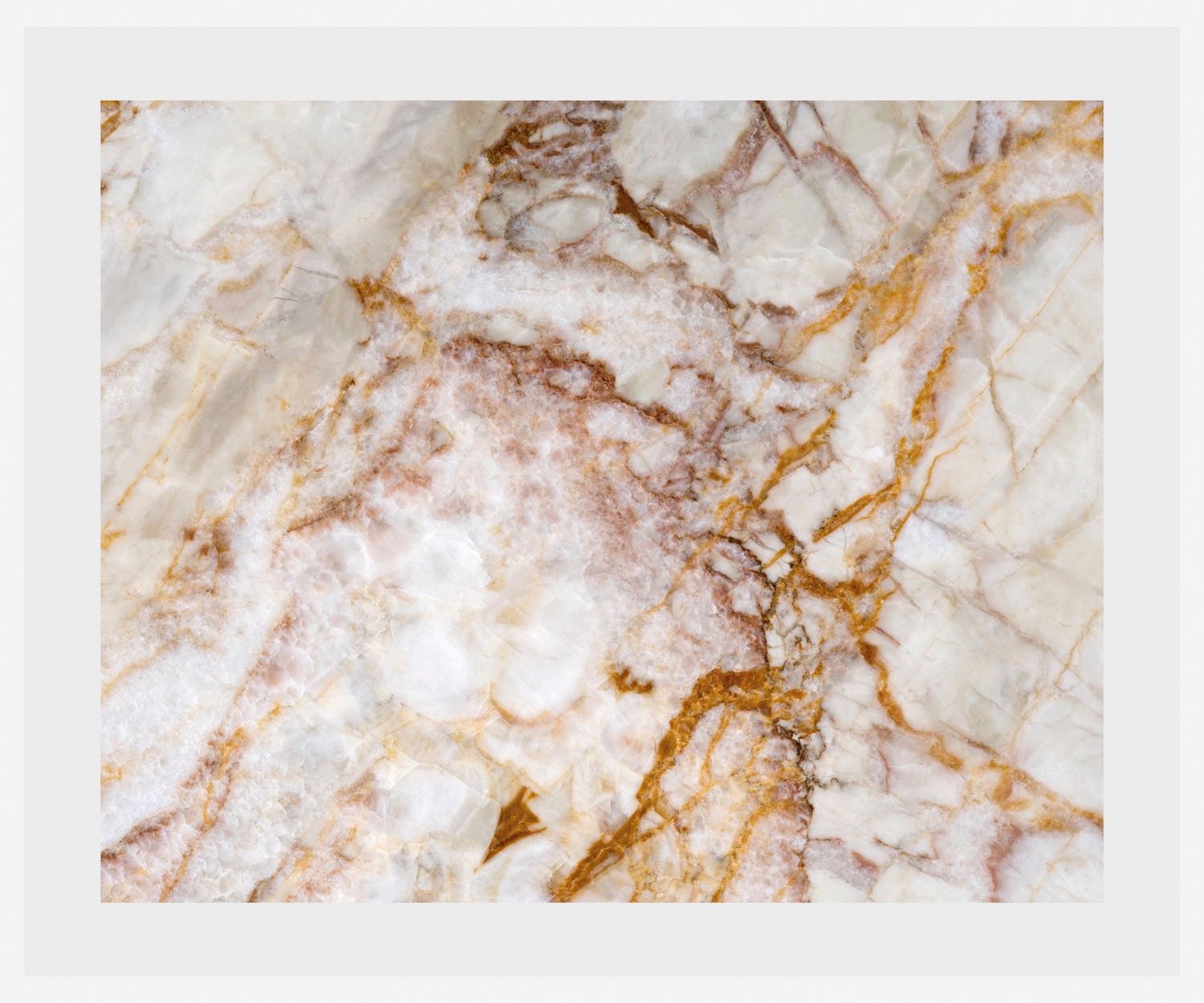 Image of queence Bild "Christopher" Abstrakt Gemälde Kunst Marmor 1 Stk. tlg. HD Premium Poster-Druck inkl. Holzrahmen