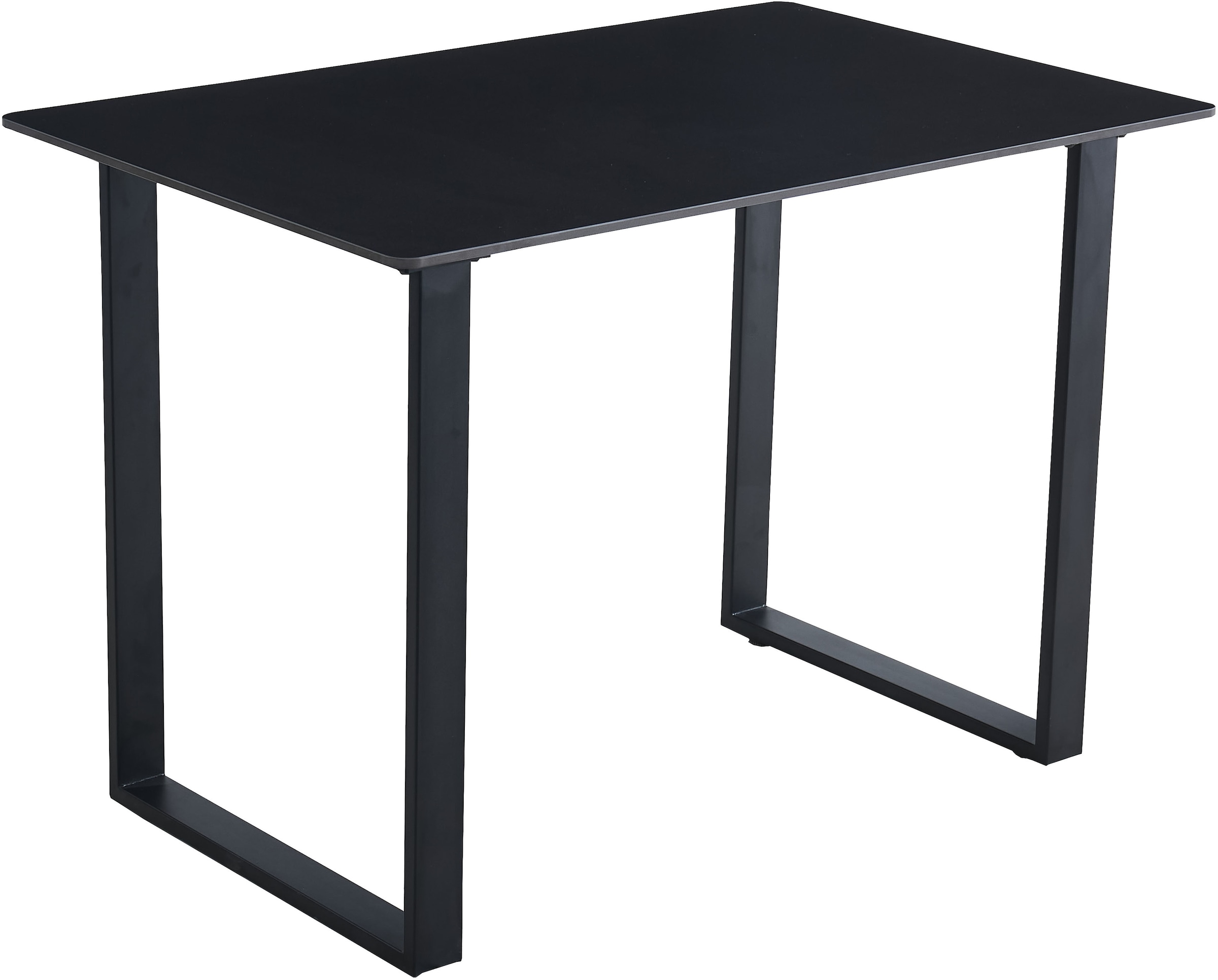 GOODproduct Ensemble de bancs d'angle »Alabama« Ensemble d'épargne, 4 tlg. Sitzgruppe mit Federkern, 2 Freischwingern und Sinterstein-Tisch