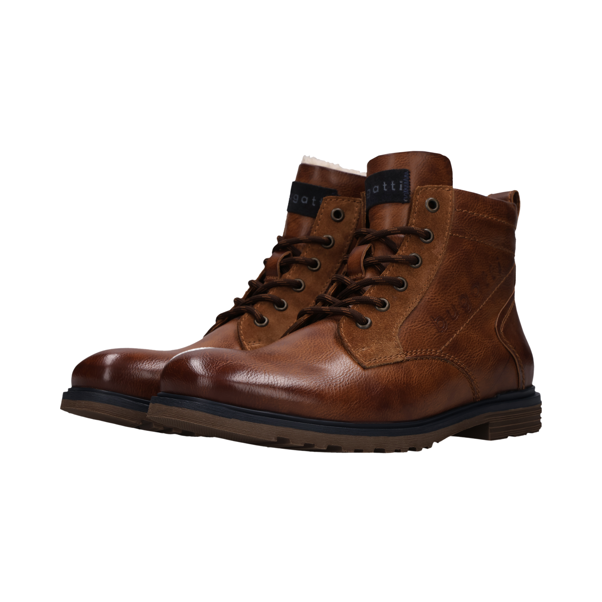 Image of bugatti Schnürboots Schnürstiefelette, Winterboots mit Reissverschluss