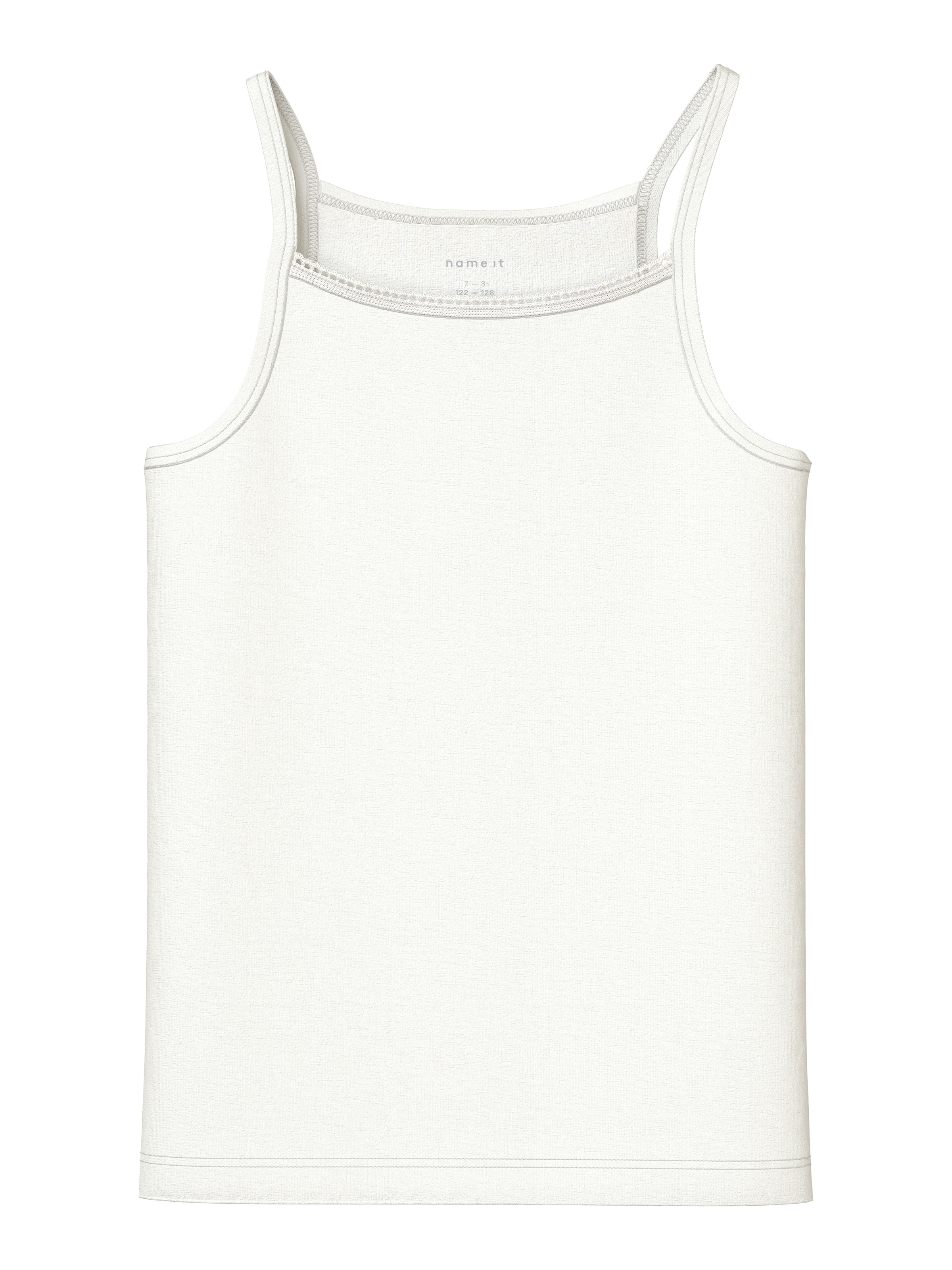 Name It Sous-chemise »NKFSTRAP für Mädchen mit Stretchkomfort im 4er-Pack« Packung, 4 cuis bedruckt, casual, regular fit, Baumwollmischung, Rundhals