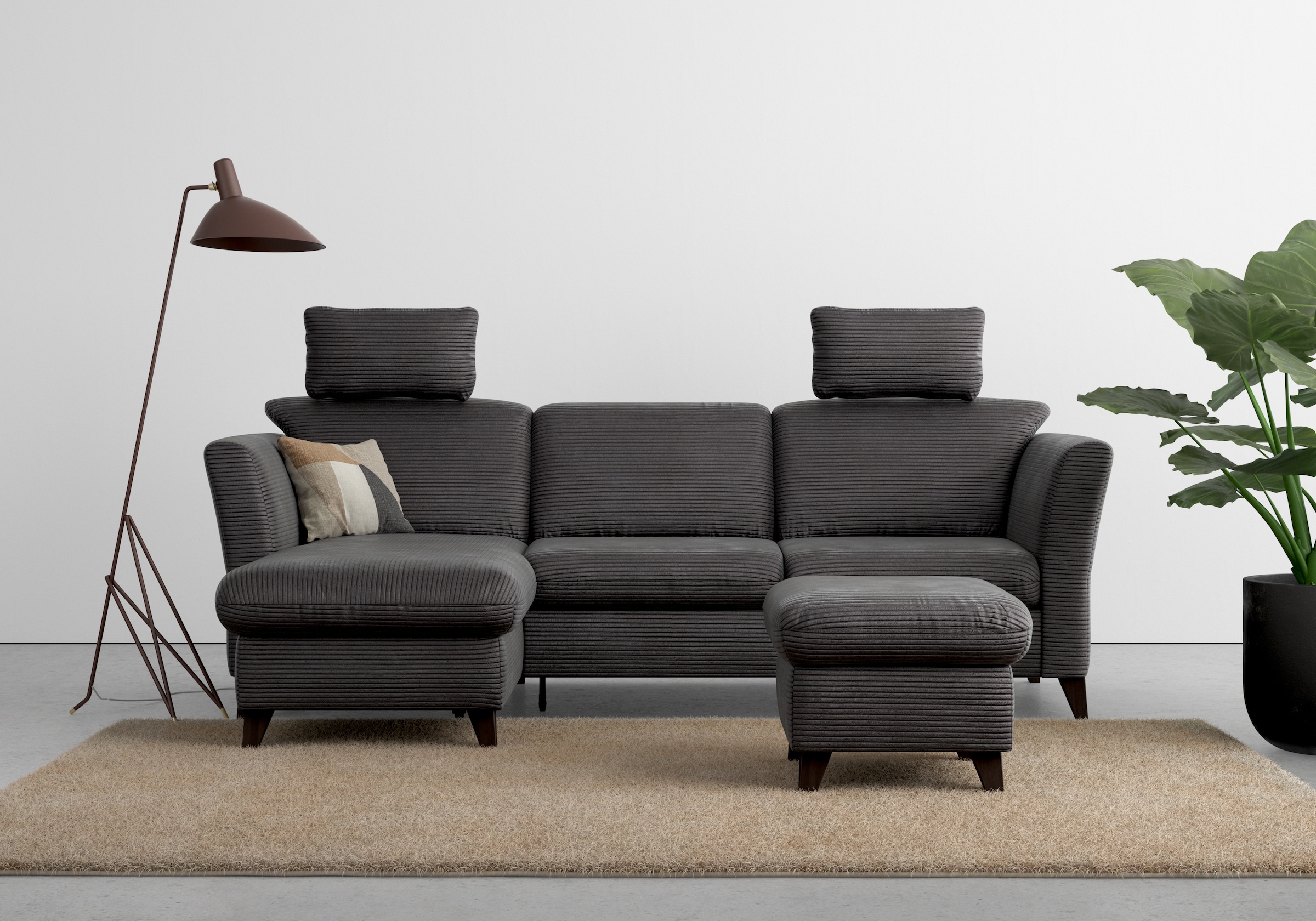 Image of Home affaire Ecksofa "Trelleborg L-Form" wahlweise mit Bettfunktion und Bettkasten, inkl. Federkern-Polsterung