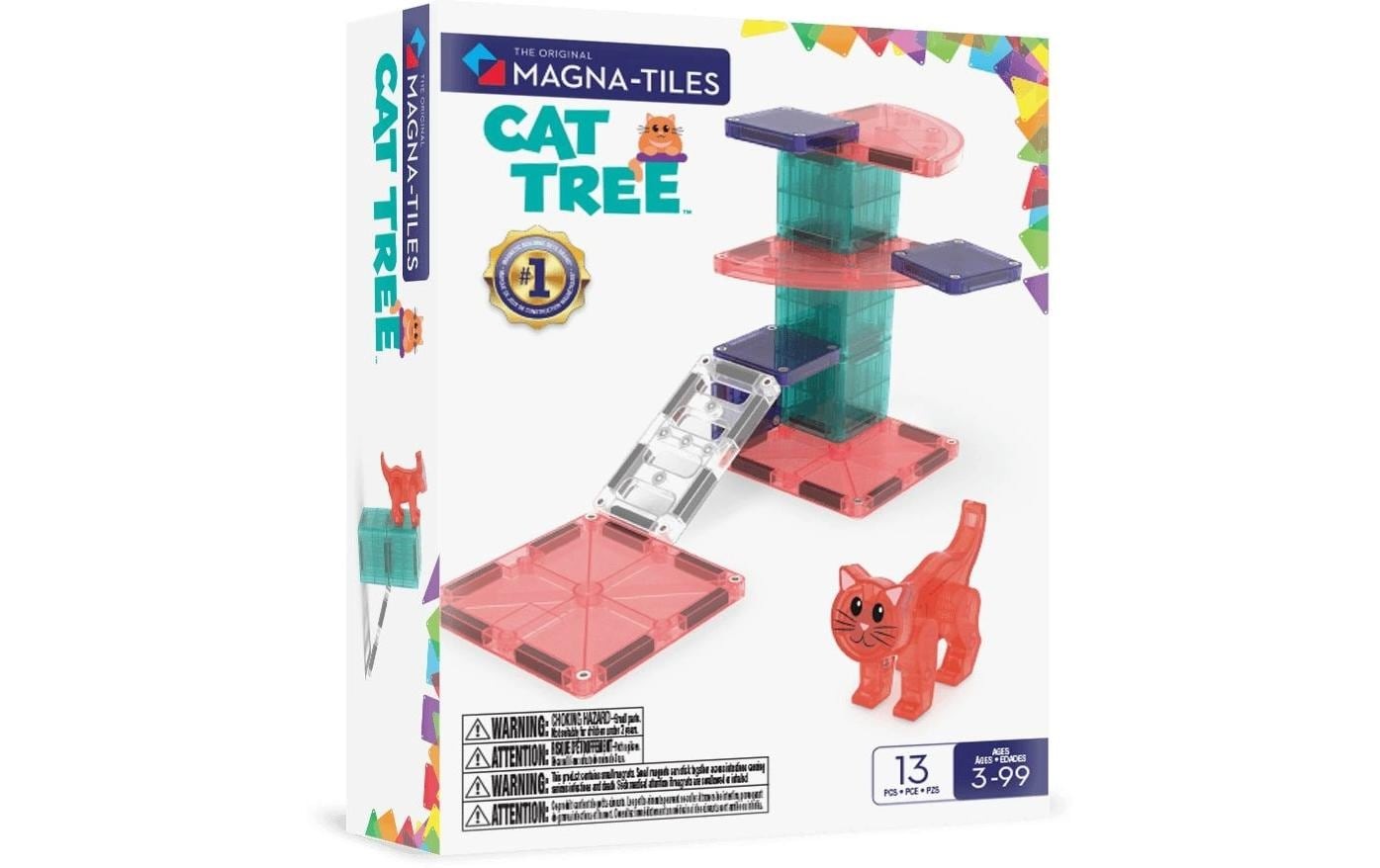 Image of Steinbaukasten "Magna-Tiles Cat Tree 13 Teile"