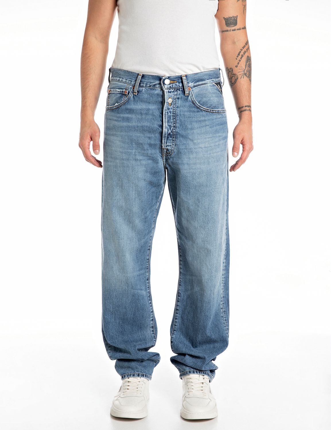 Replay Straight-Jeans »M9Z1 9Zero1 90´s Straight Fit«, mit Washed-Look