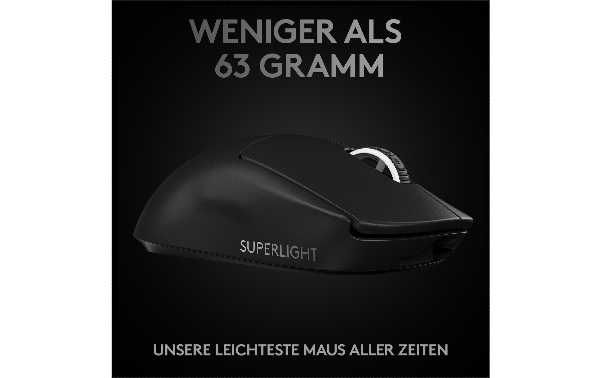 Logitech Gaming-Maus »Logitech Pro X Superlight schwarz«, kabellos